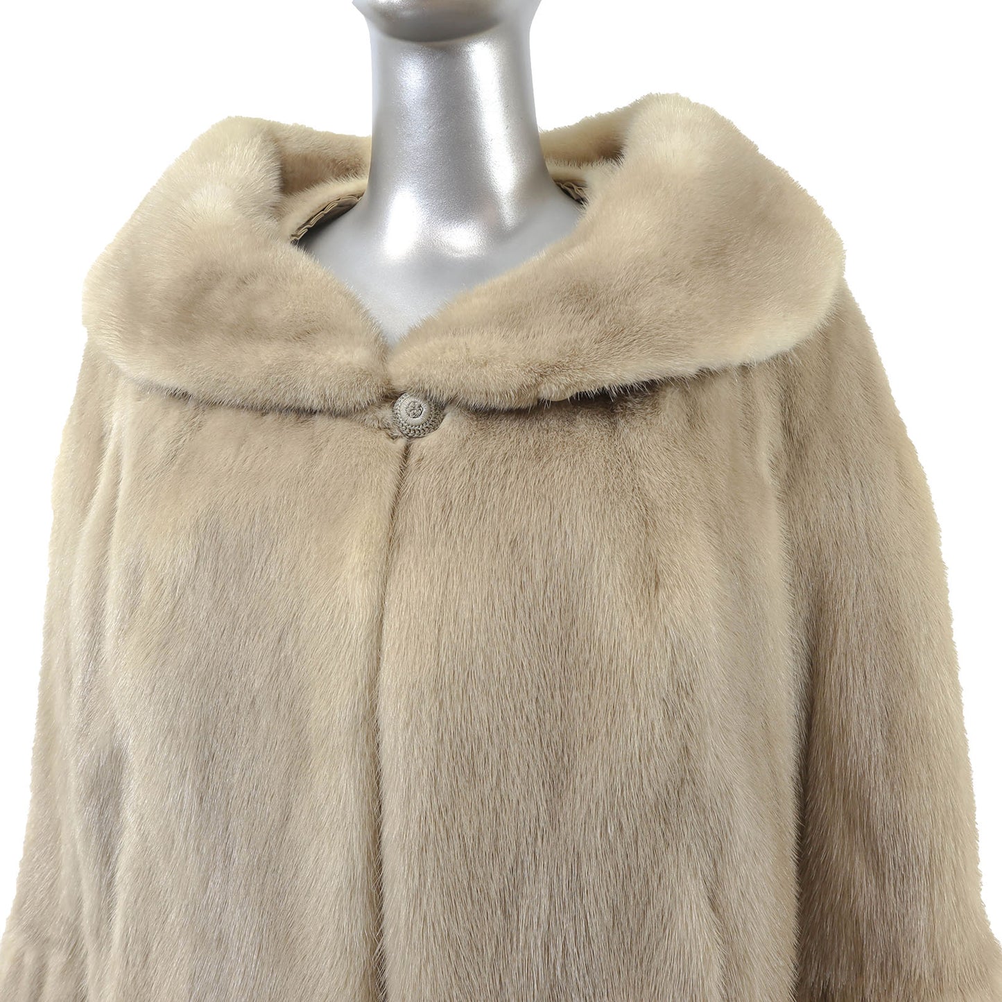 Beige Mink Jacket- Size M