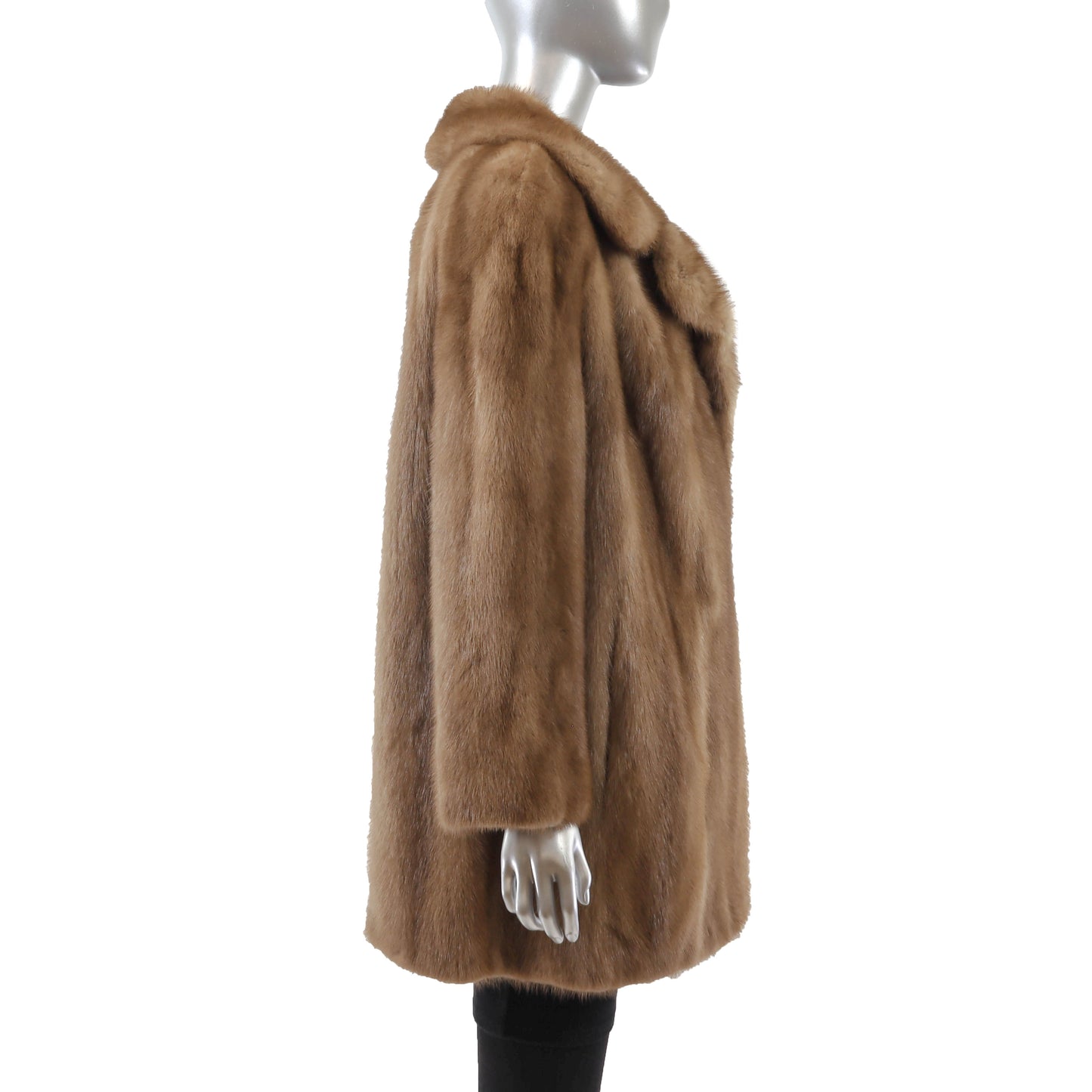 Light Brown Mink Jacket- Size L