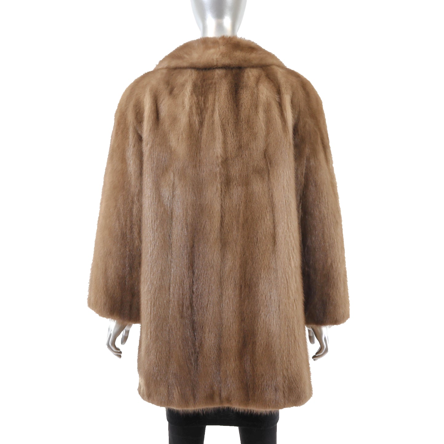 Light Brown Mink Jacket- Size L