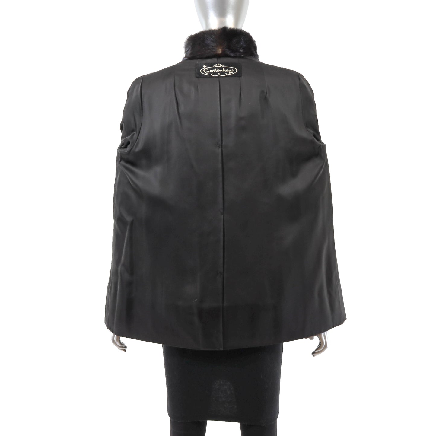 Dark Brown Mink Jacket- Size M