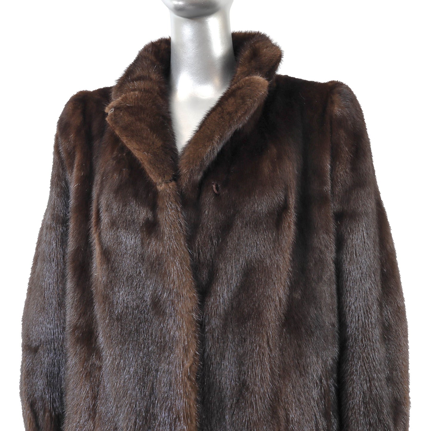 Brown Mink Jacket- Size S