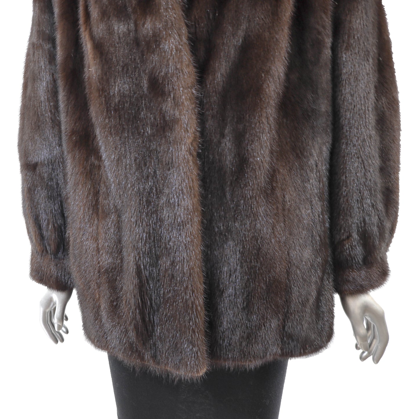 Brown Mink Jacket- Size S