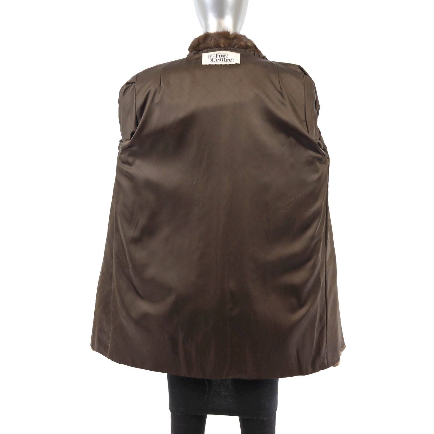 Brown Mink Jacket- Size M