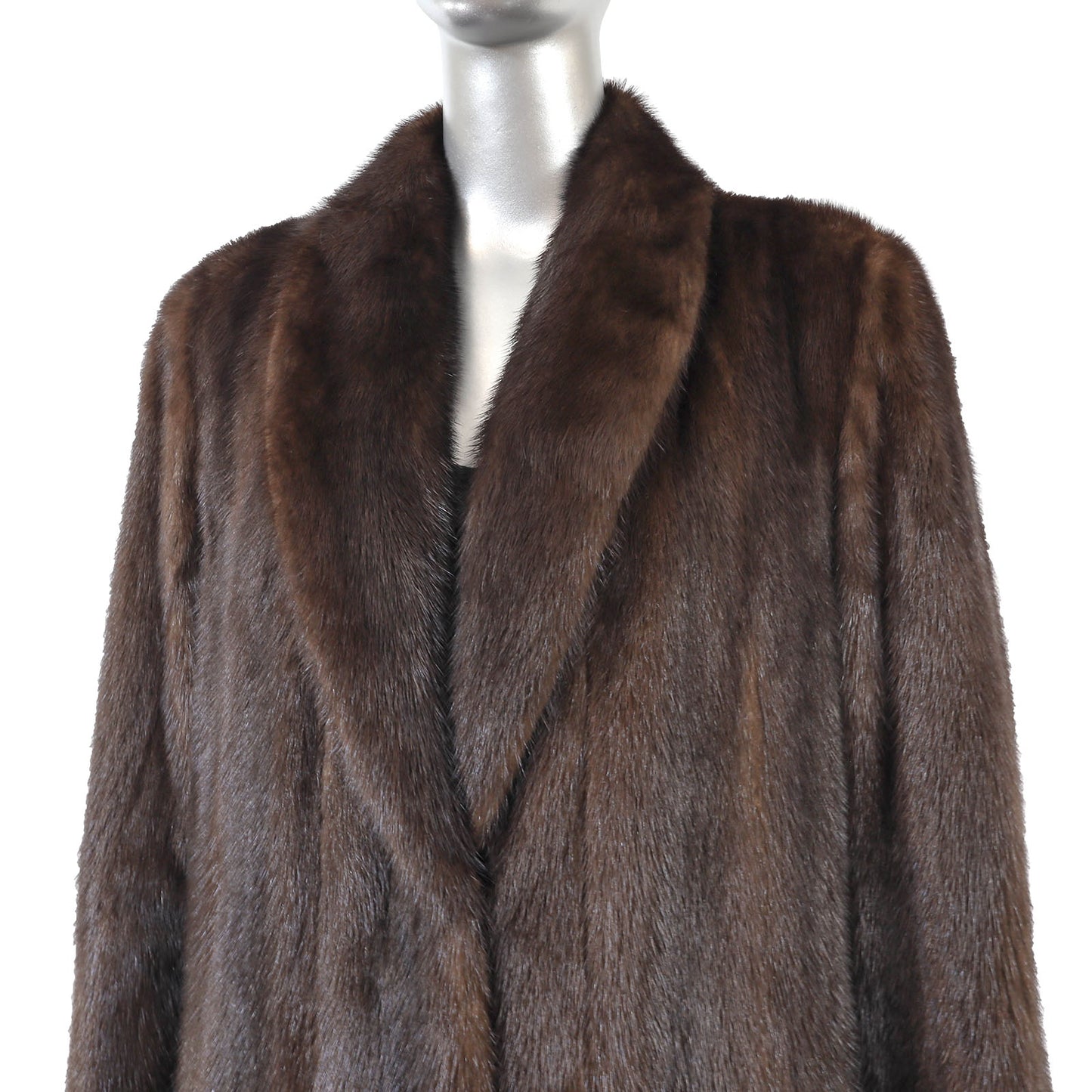 Brown Mink Jacket- Size L
