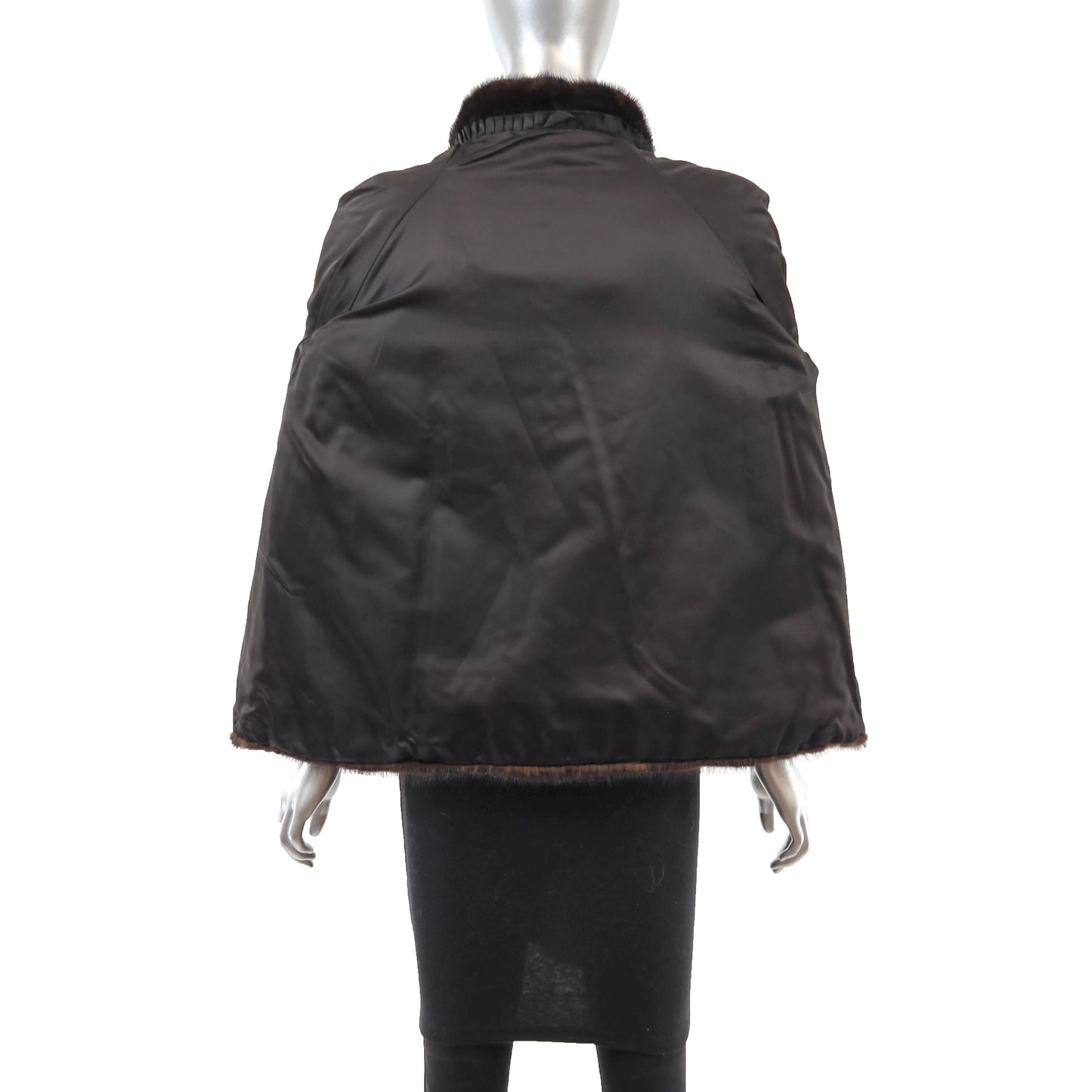 Brown Mink Jacket- Size M