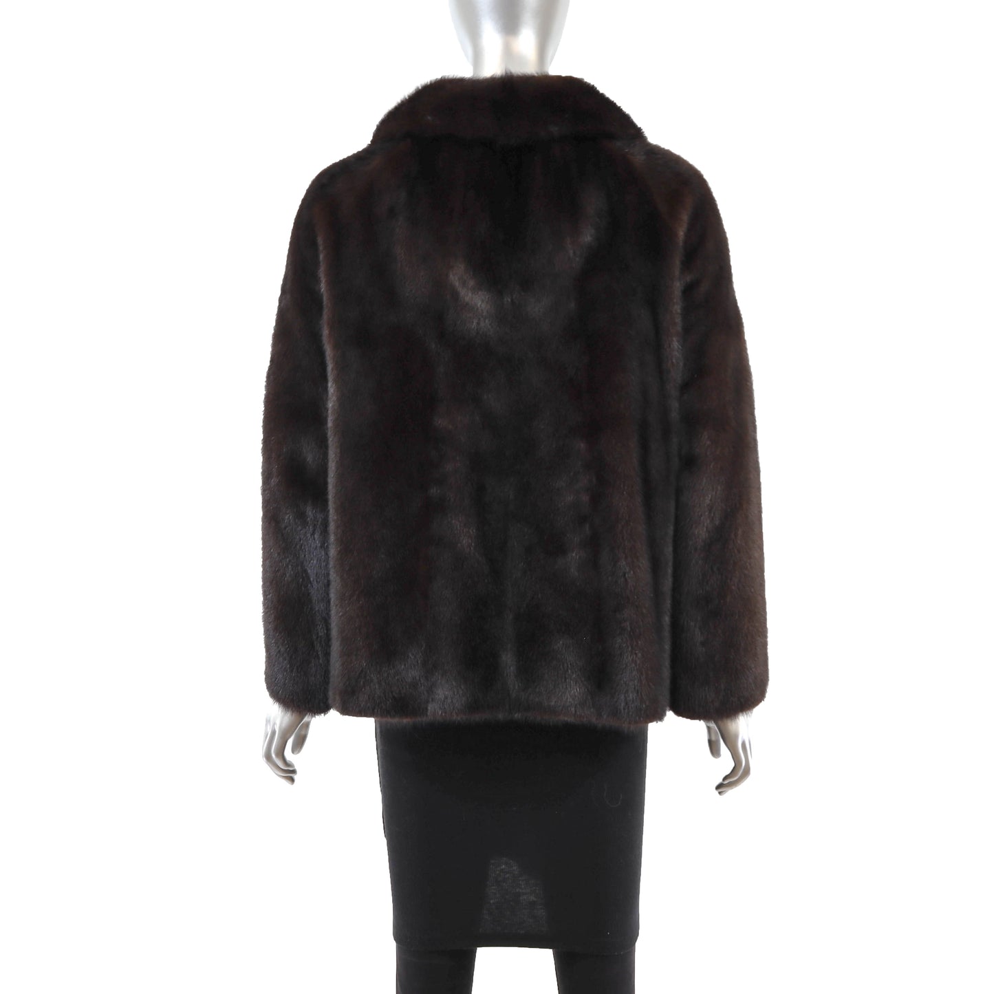 Brown Mink Jacket- Size M
