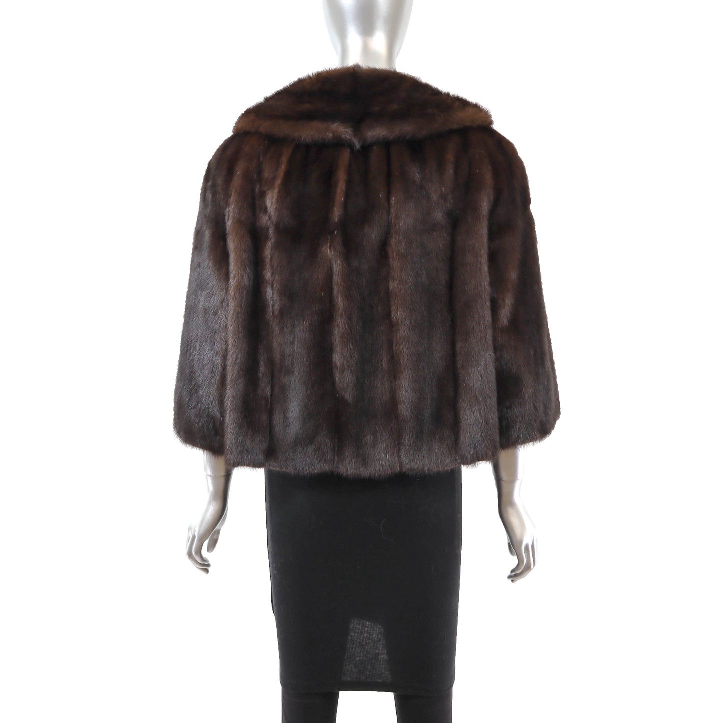 Brown Mink Jacket- Size M