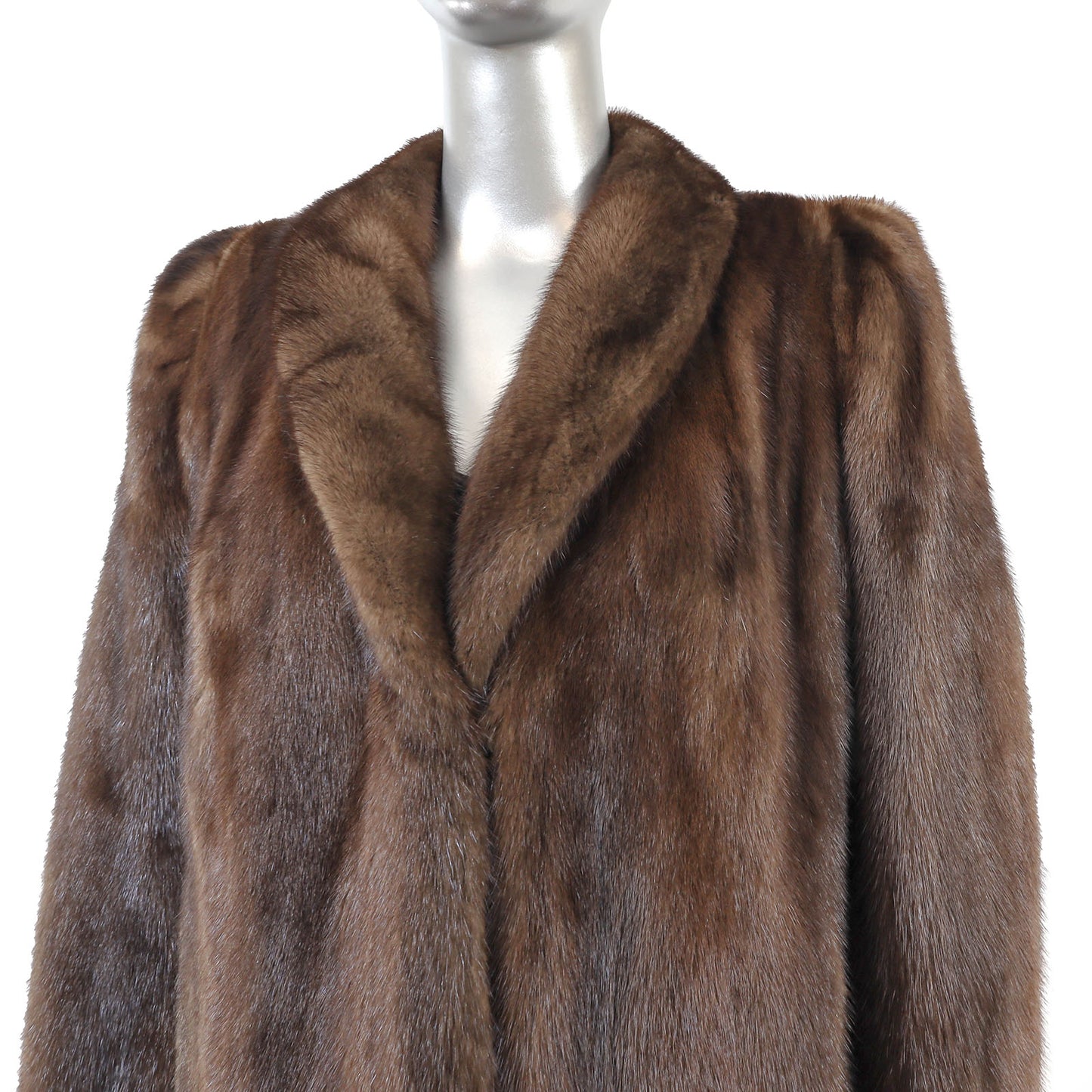 Brown Mink Jacket- Size M