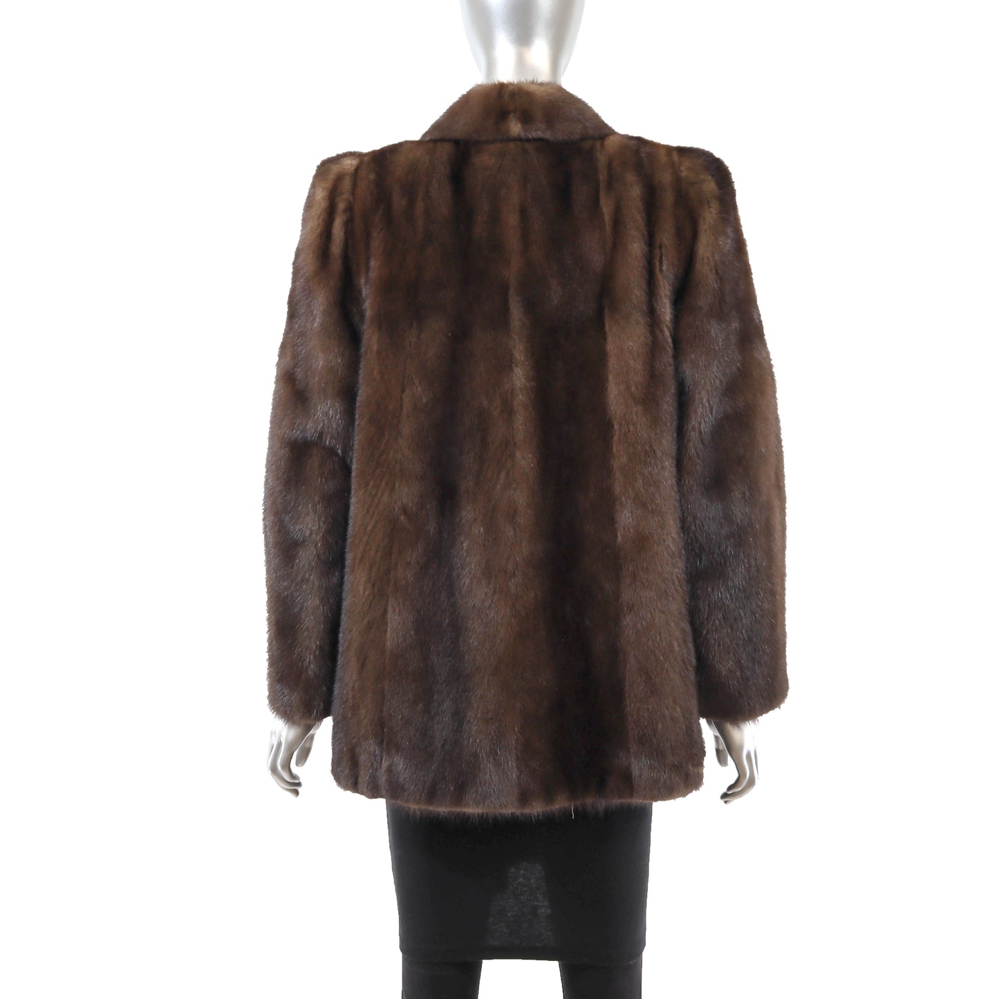 Brown Mink Jacket- Size M