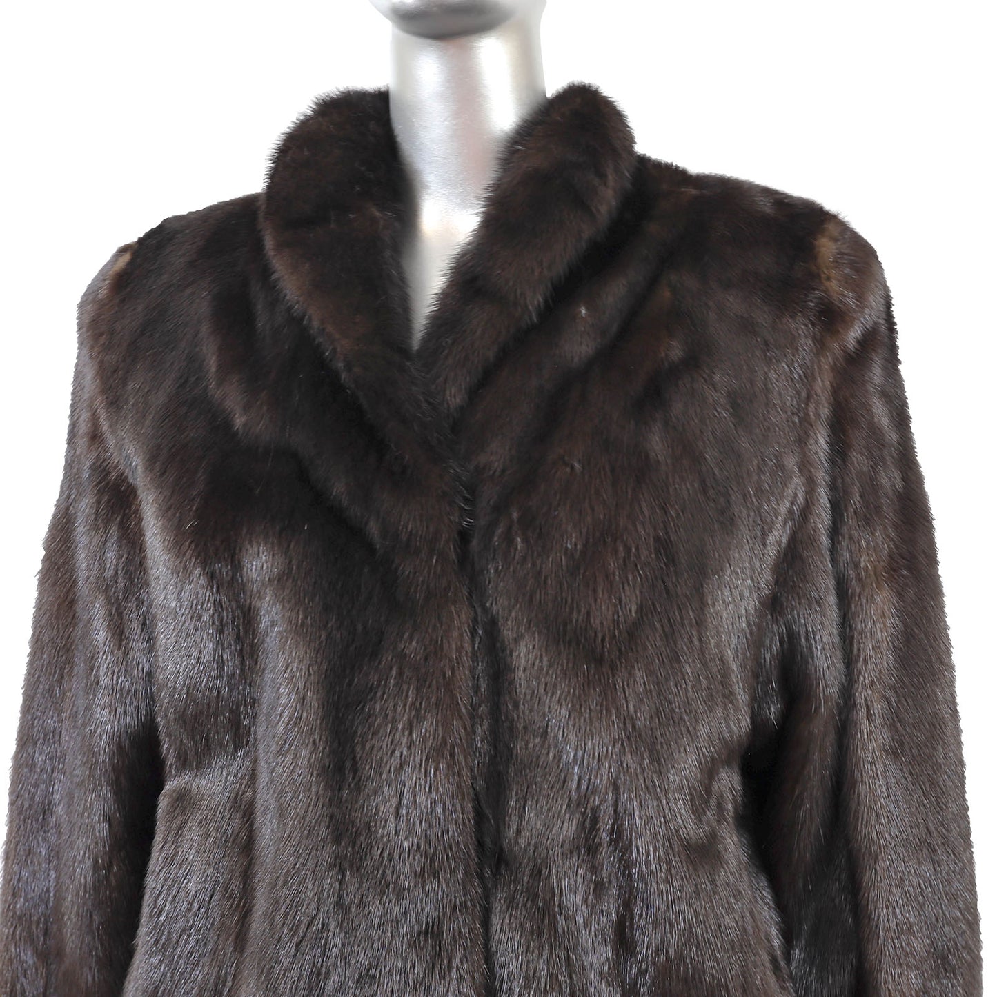 Brown Mink Jacket- Size M