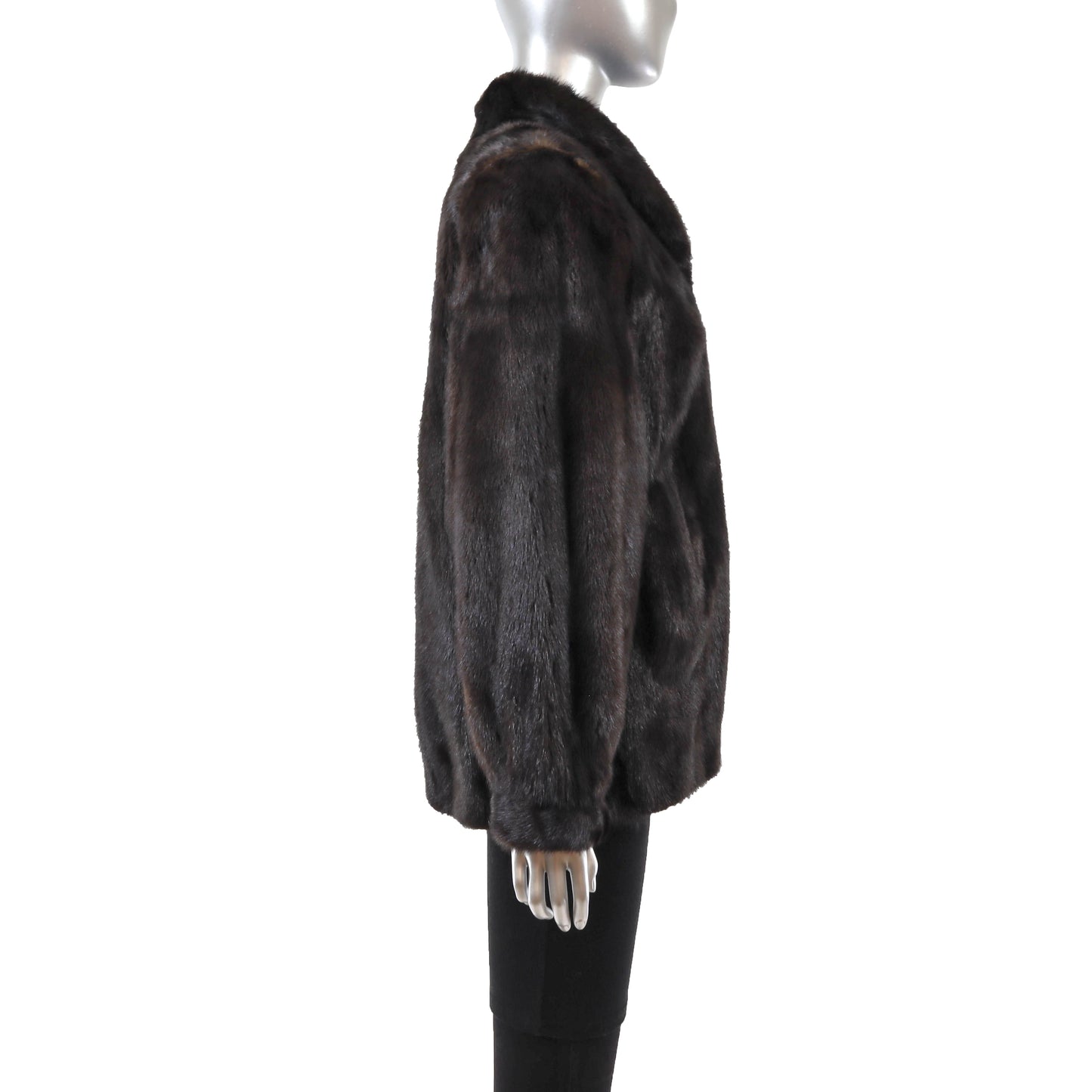 Brown Mink Jacket- Size M