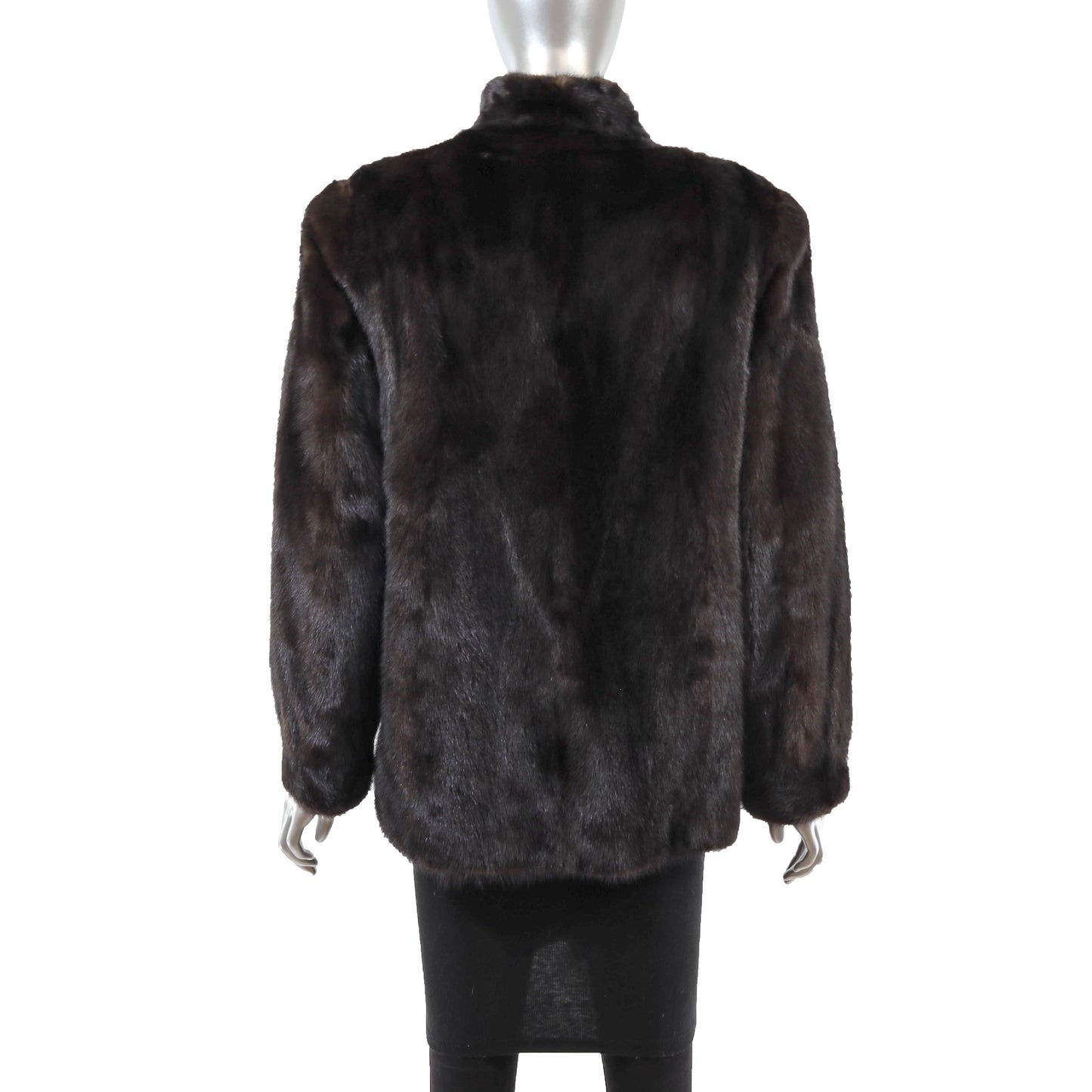 Brown Mink Jacket- Size M