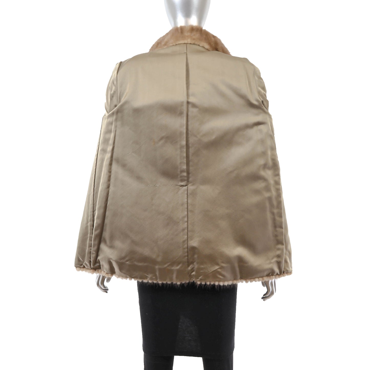 Pastel Corded Mink Jacket- Size M