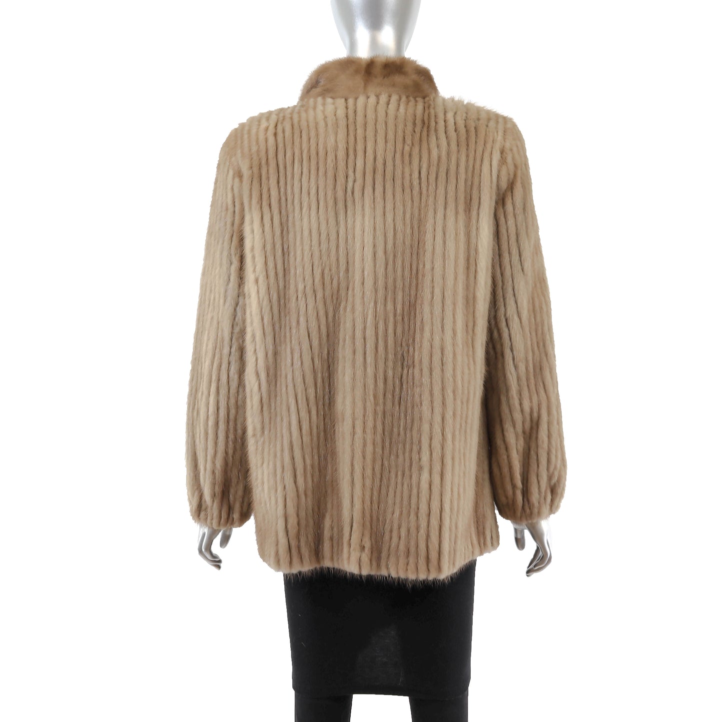 Pastel Corded Mink Jacket- Size M