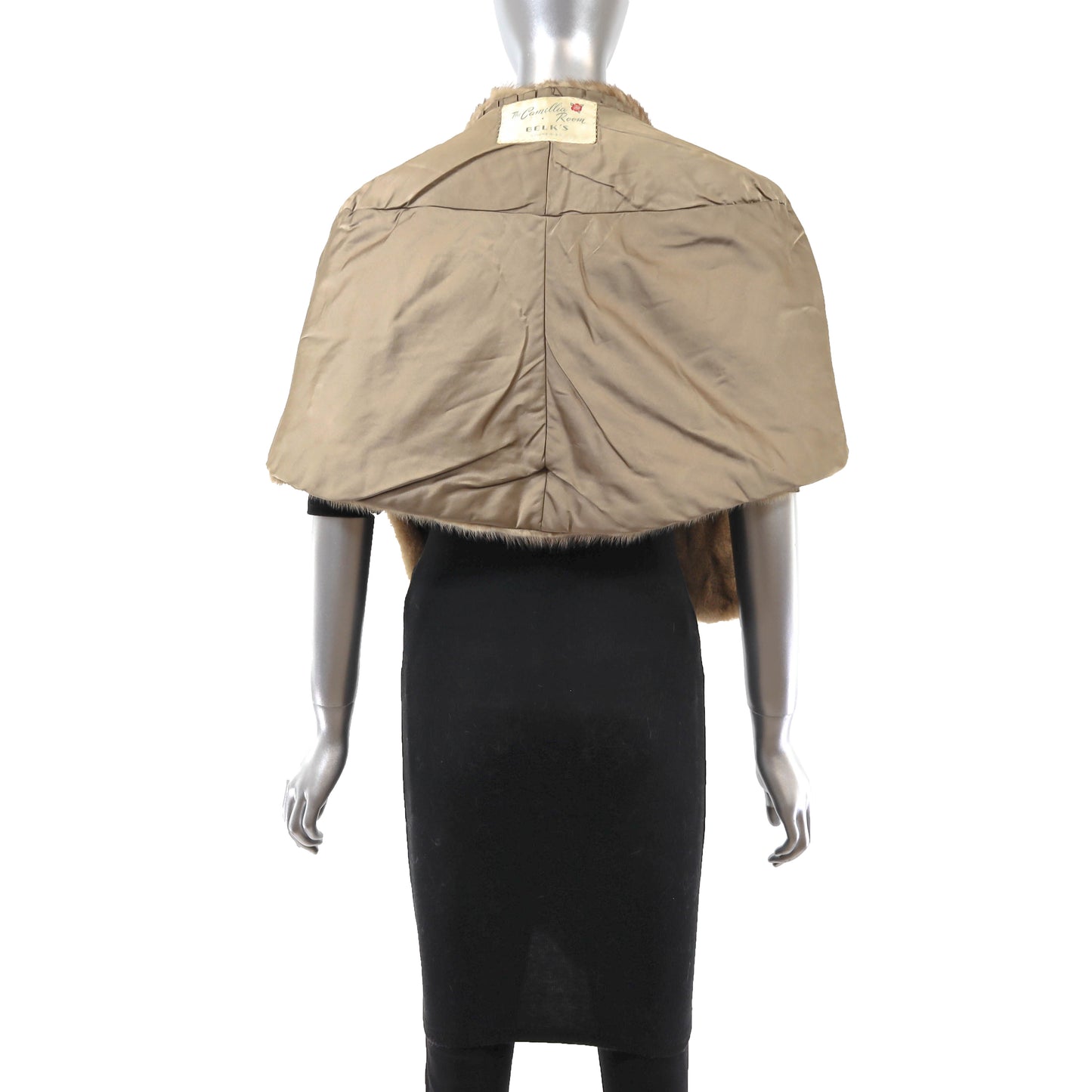 Light Brown Mink Stole- Size Free