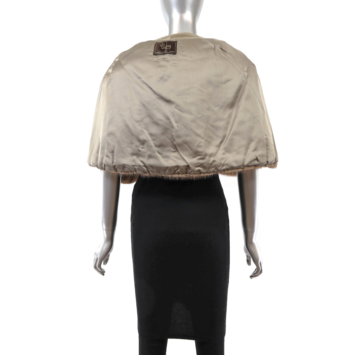 Light Brown Mink Stole- Size Free