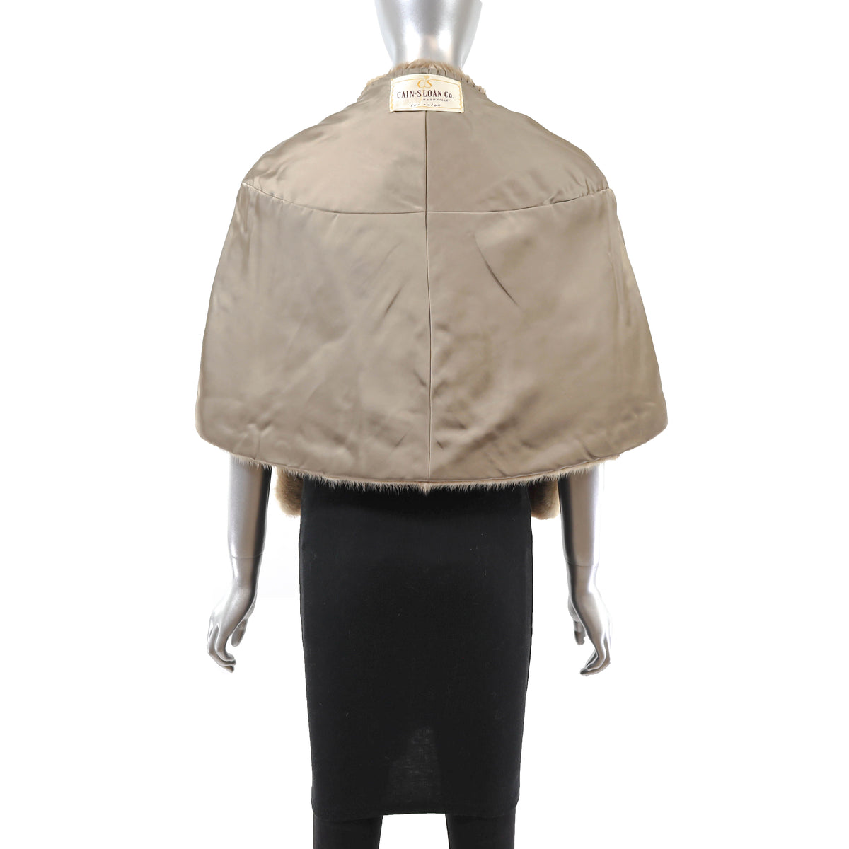 Light Brown Mink Stole- Size Free