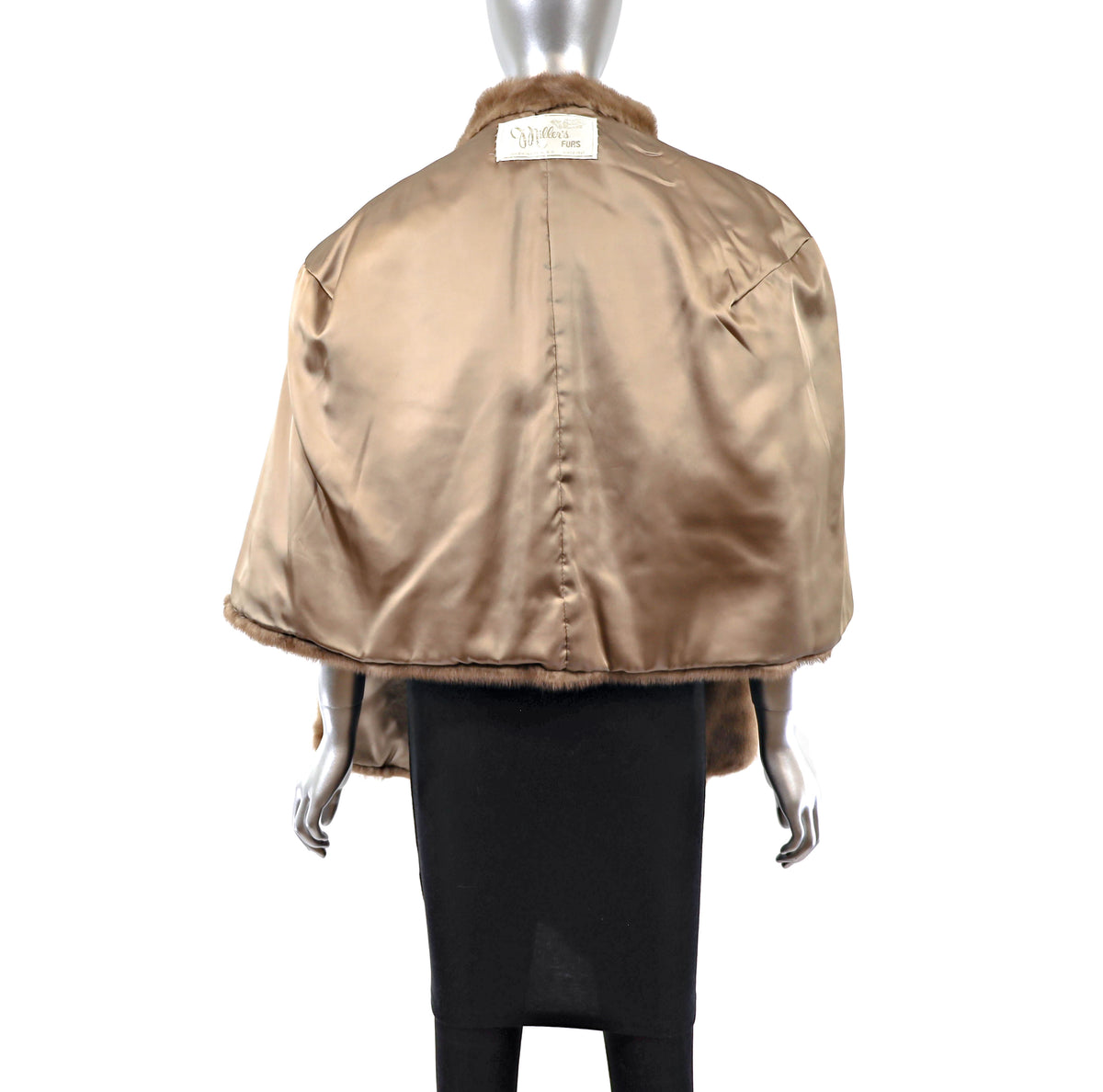 Light Brown Mink Stole- Size Free