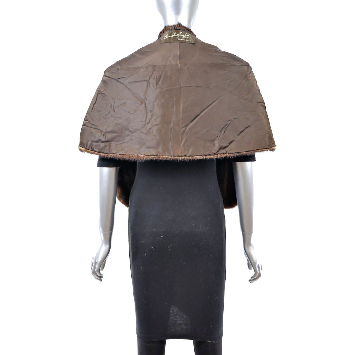 Brown Mink Stole- Size Free