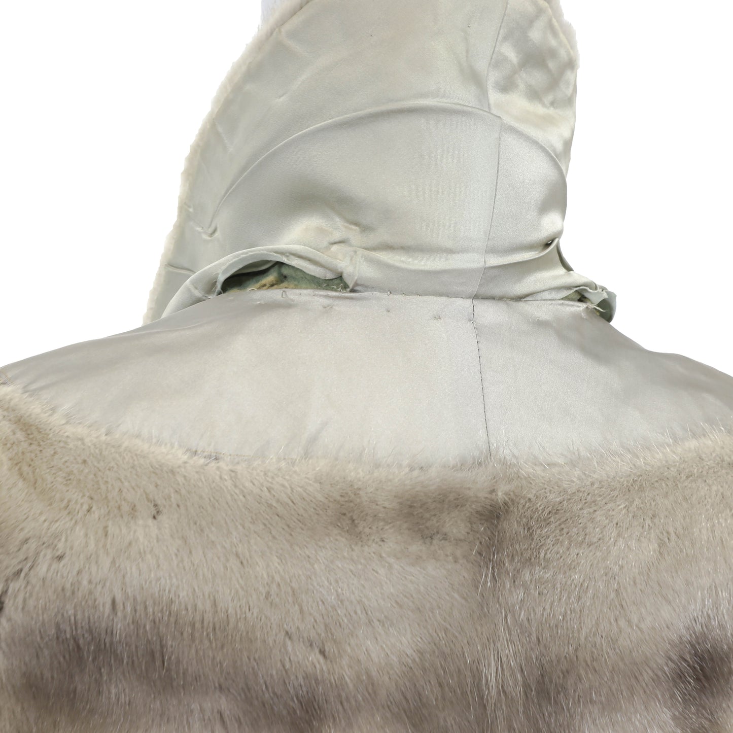 Grey Mink Stole- Size Free