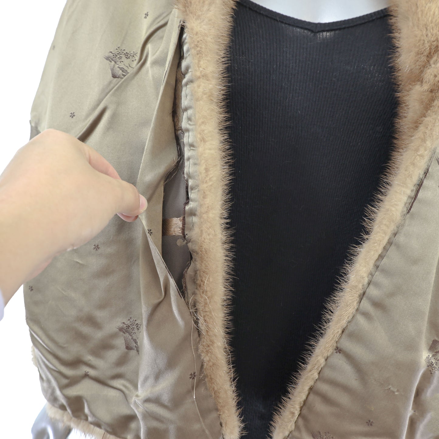 Autumn Haze Mink Stole- Size Free