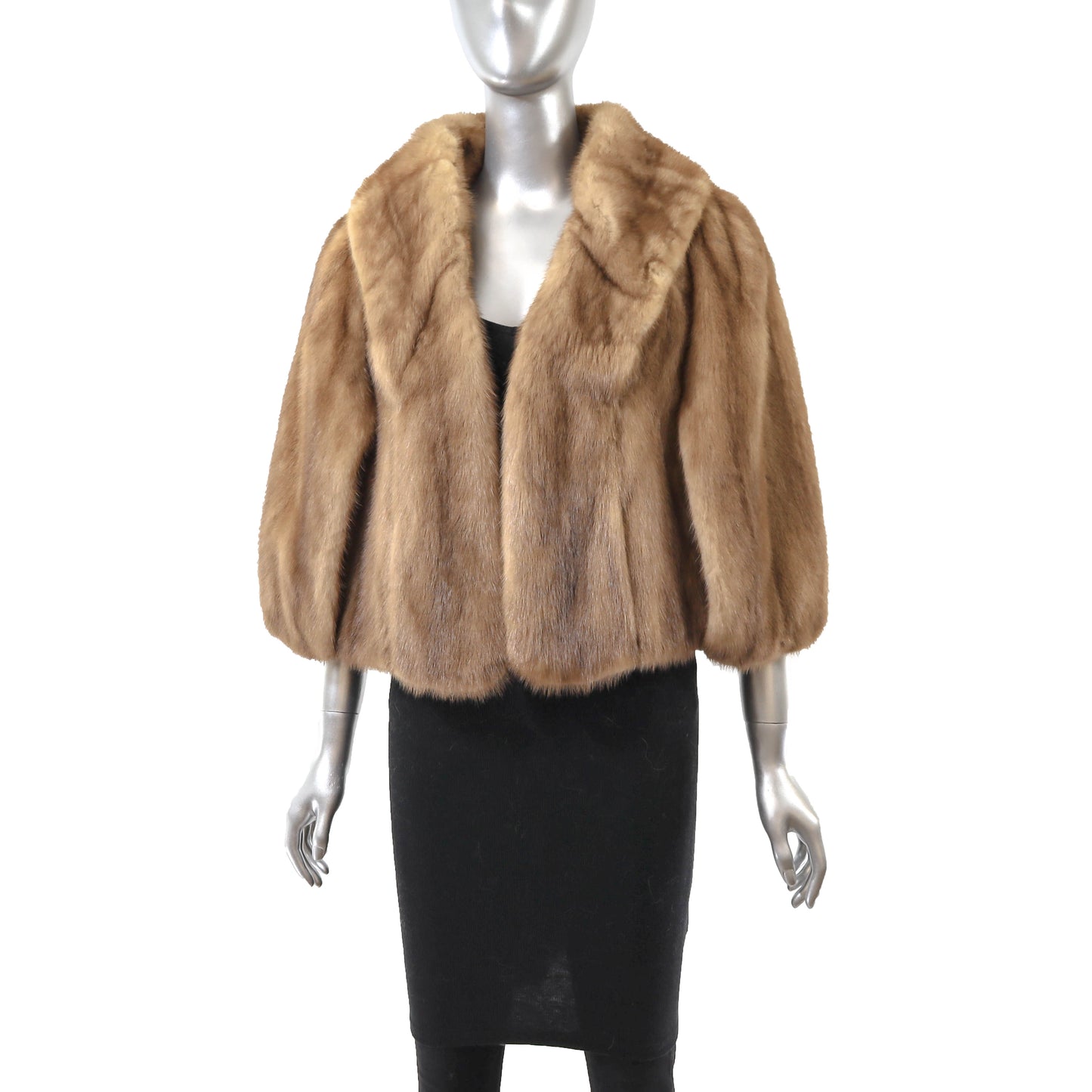 Light Brown Mink Stole- Size Free