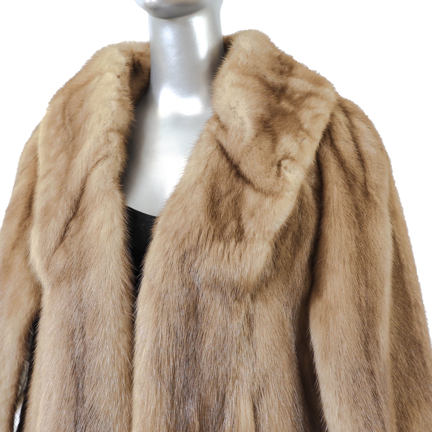Light Brown Mink Stole- Size Free