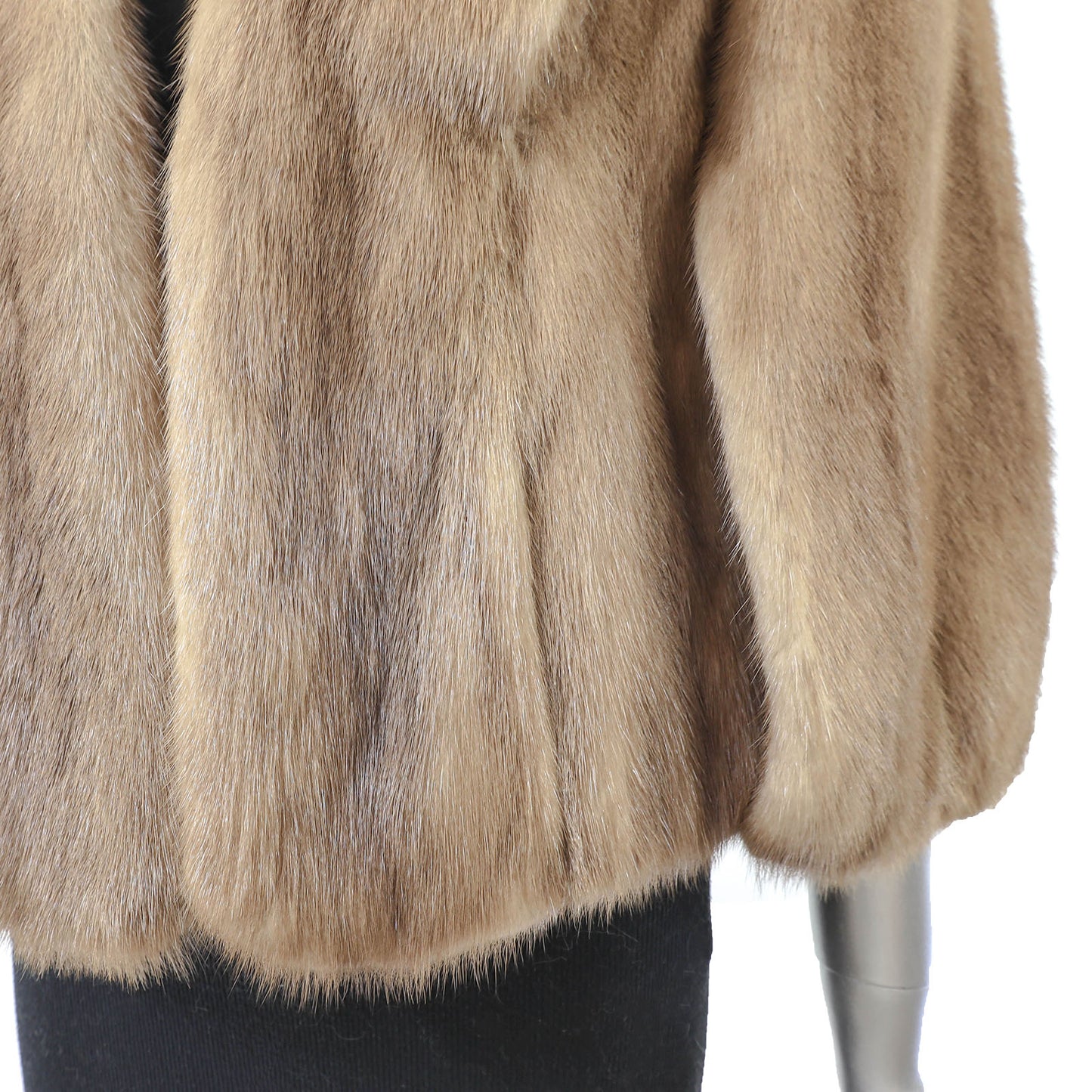Light Brown Mink Stole- Size Free