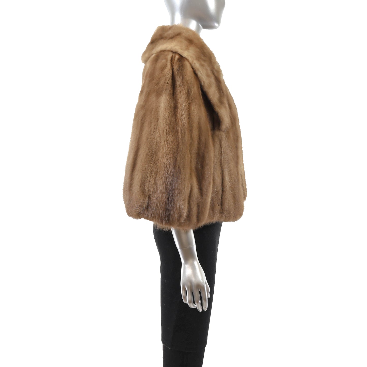 Light Brown Mink Stole- Size Free