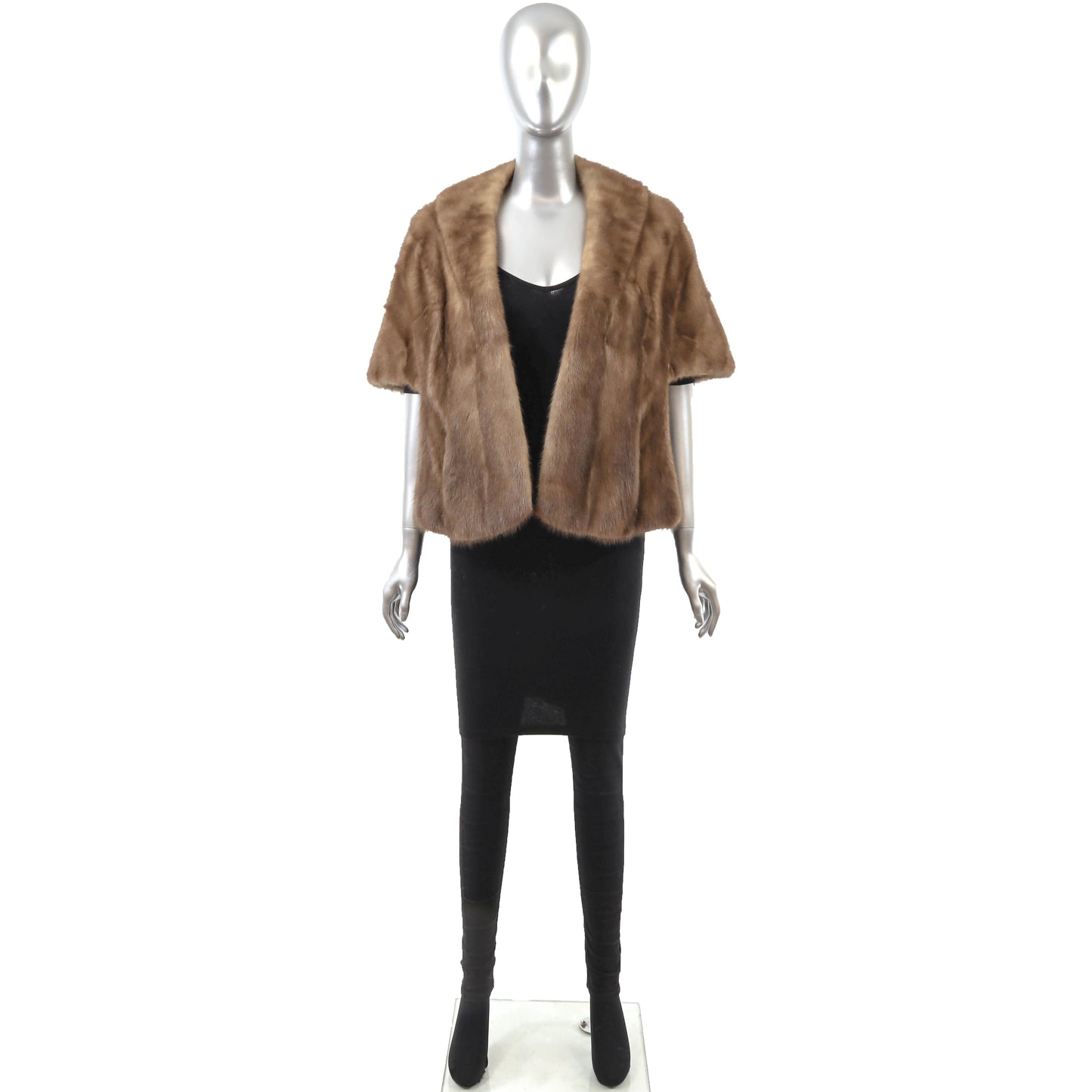 Light Brown Mink Stole- Size Free