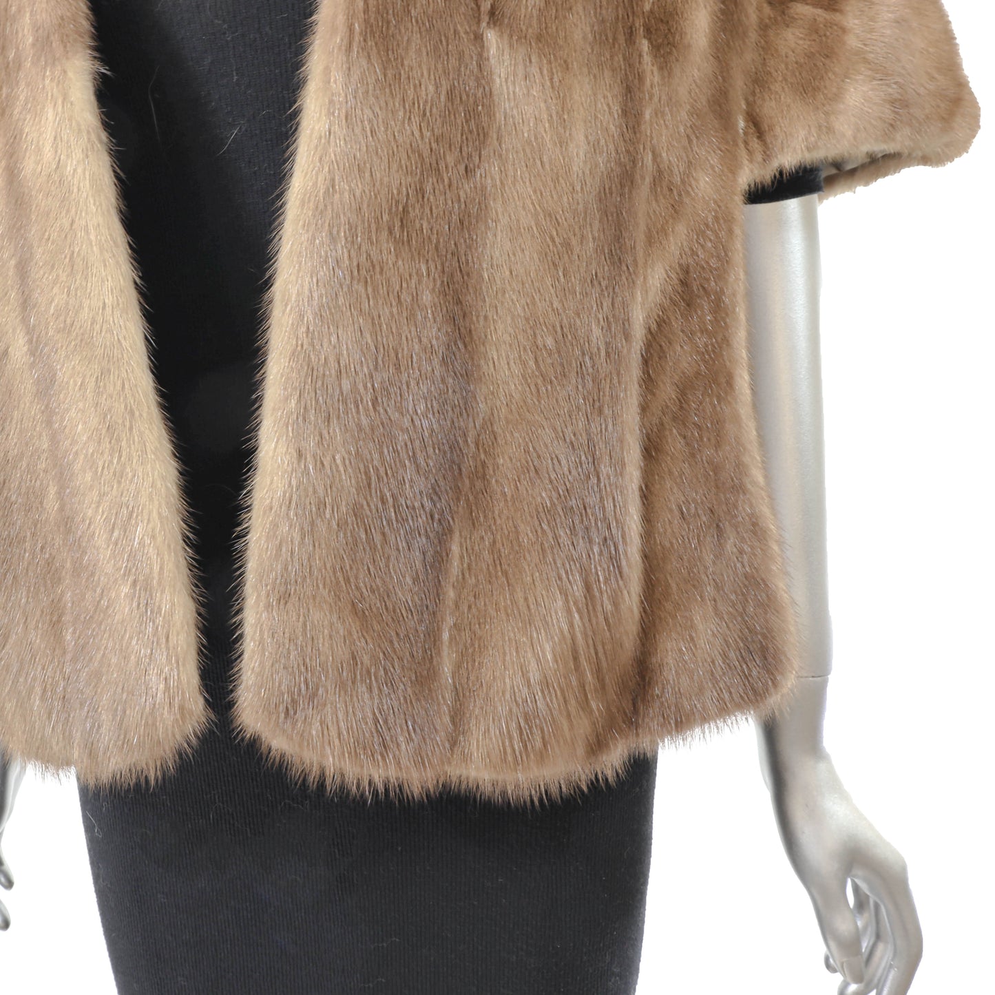 Light Brown Mink Stole- Size Free