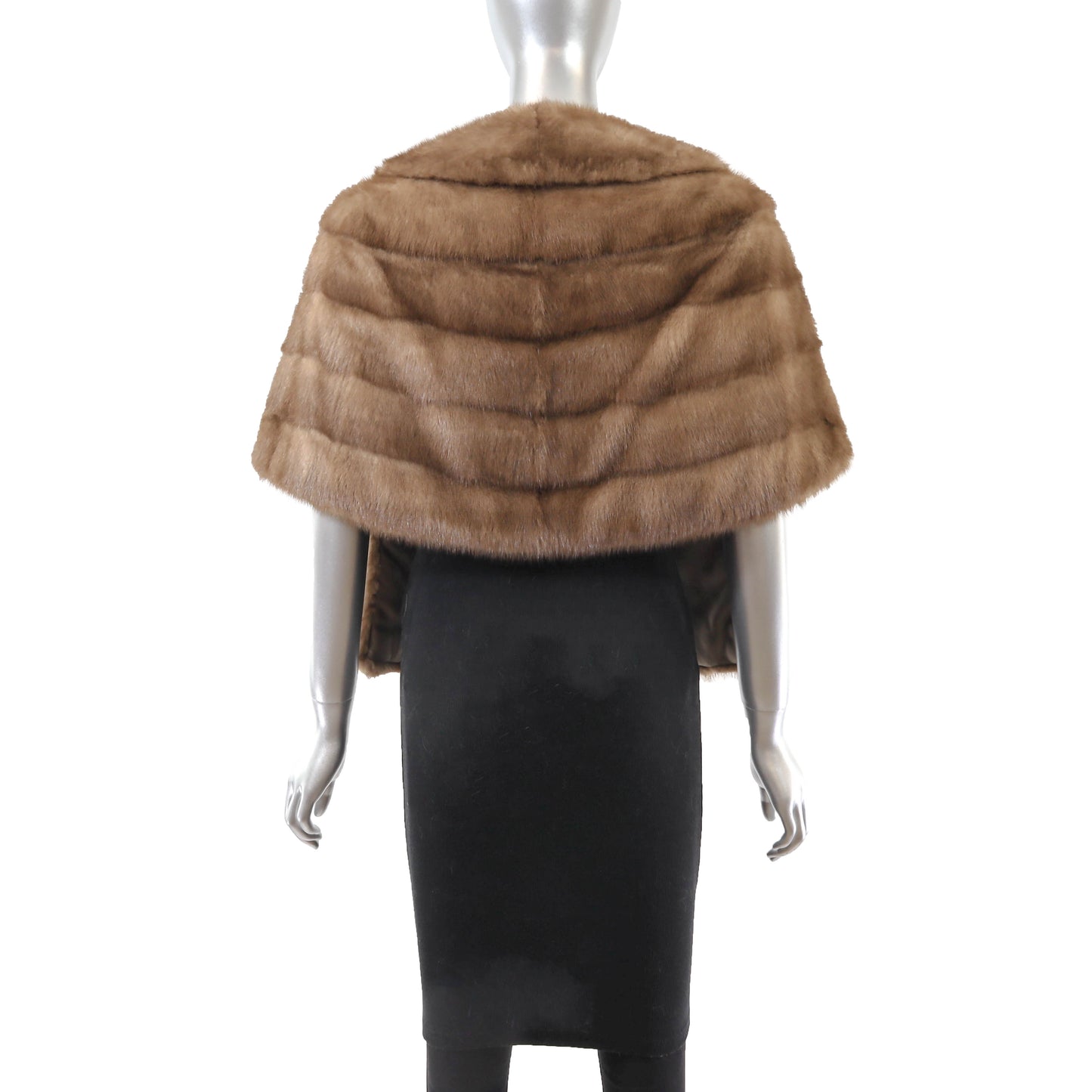 Light Brown Mink Stole- Size Free