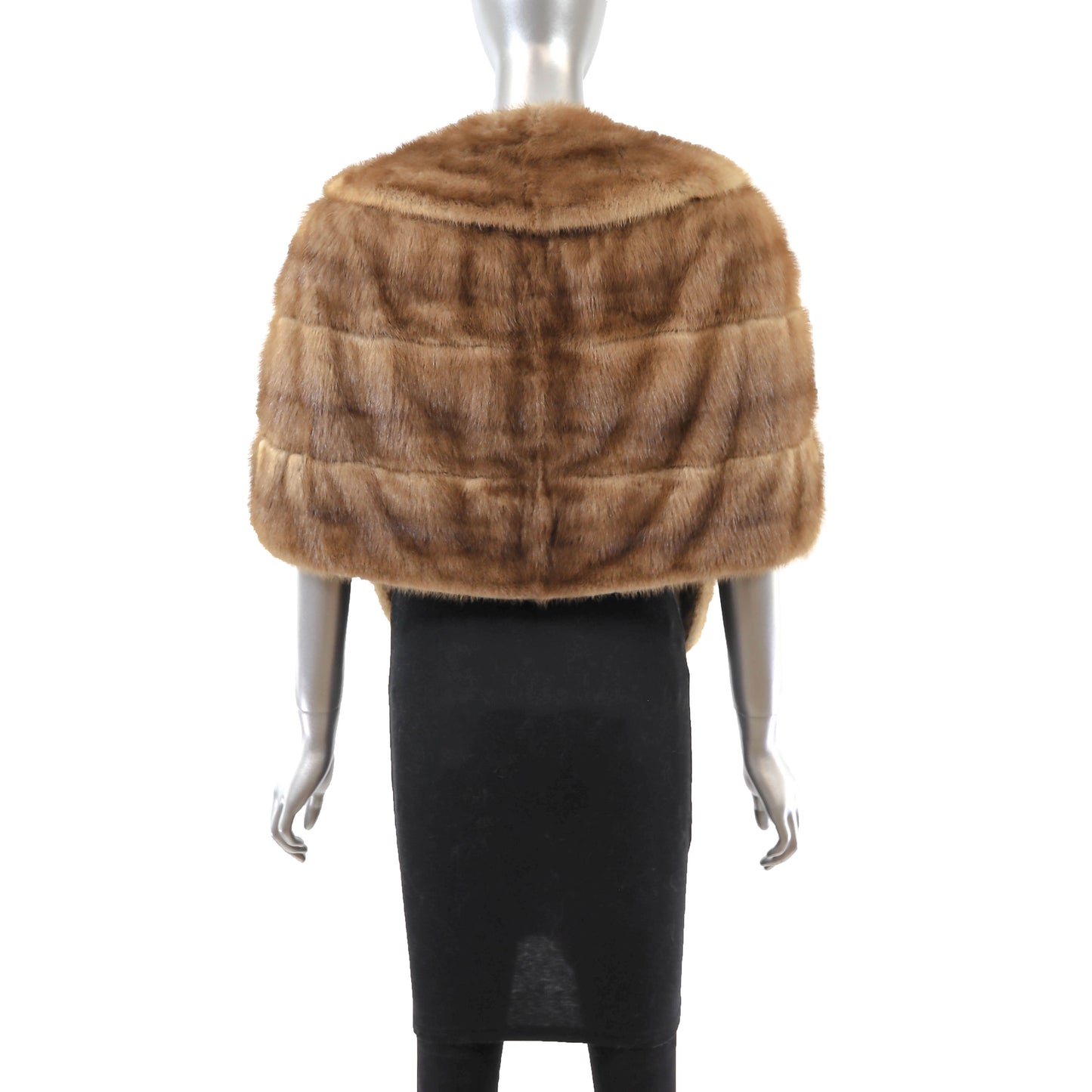 Light Brown Mink Stole- Size Free