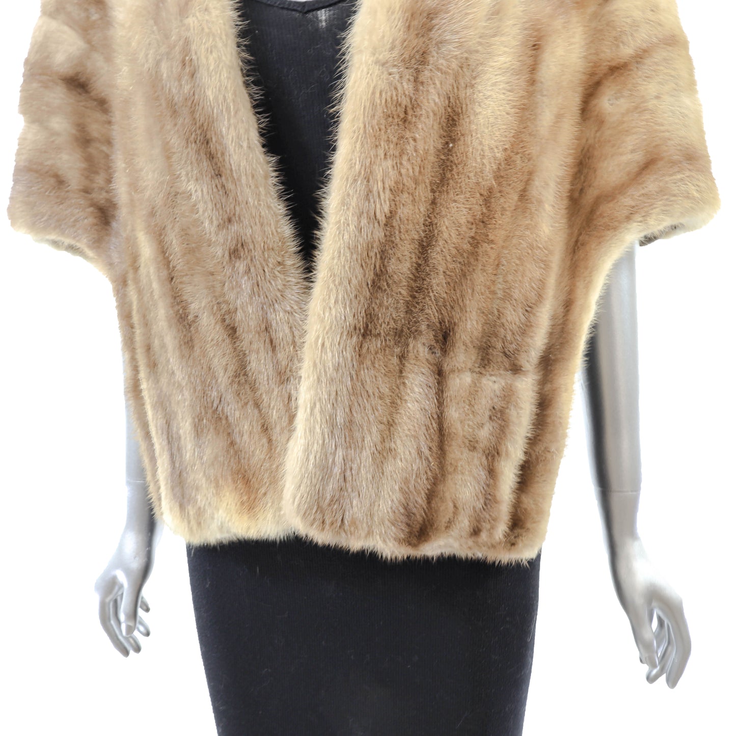 Light Brown Mink Stole- Size Free