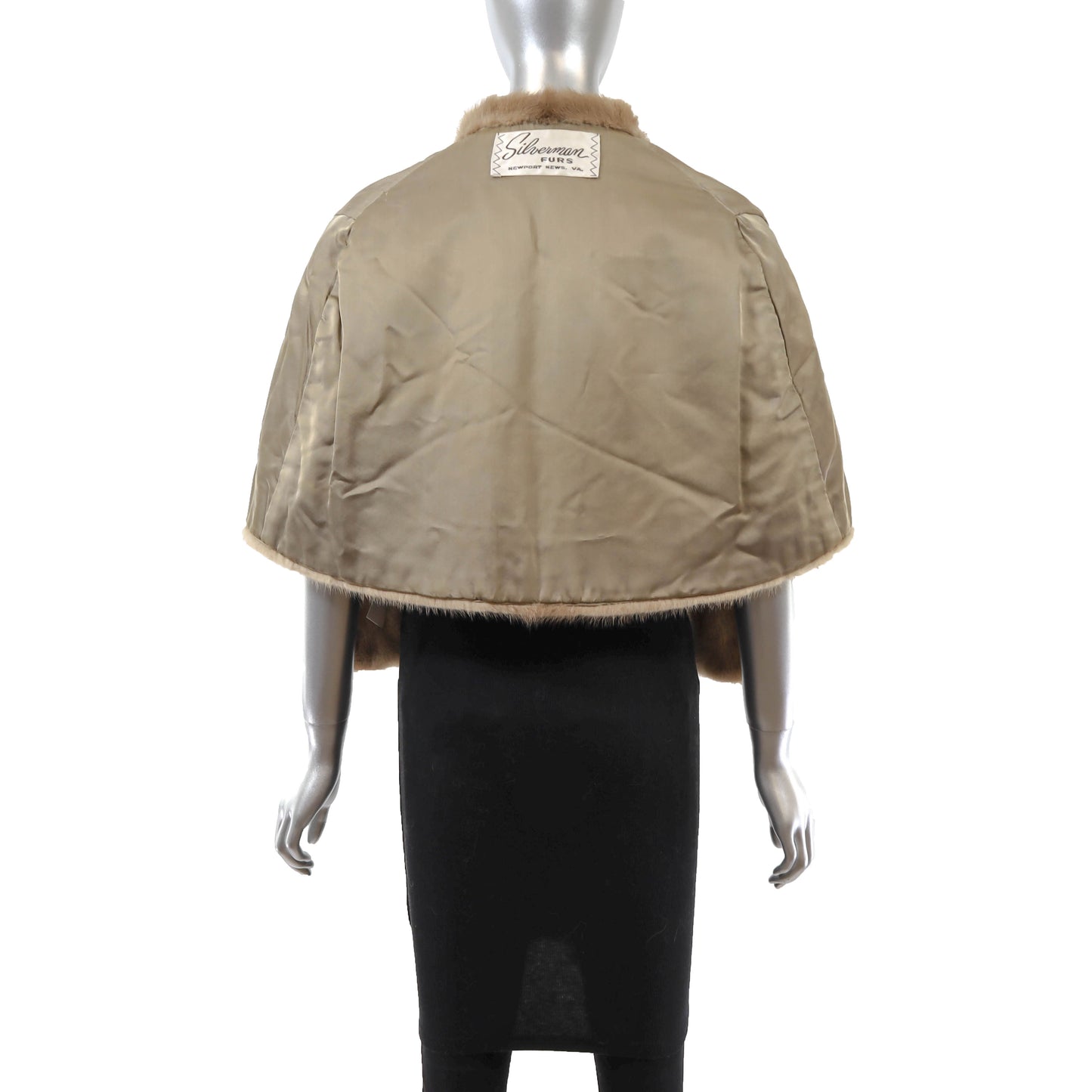 Light Brown Mink Stole- Size Free