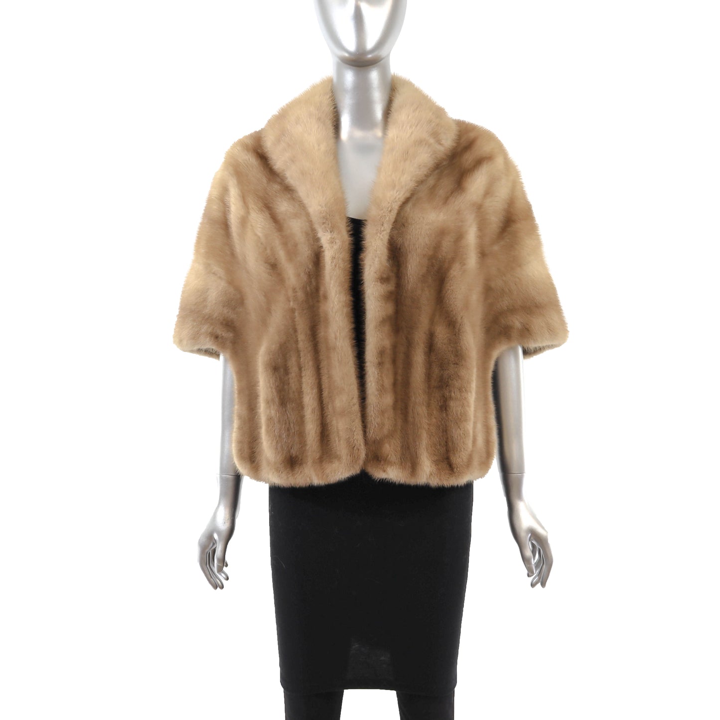 Light Brown Mink Stole- Size Free