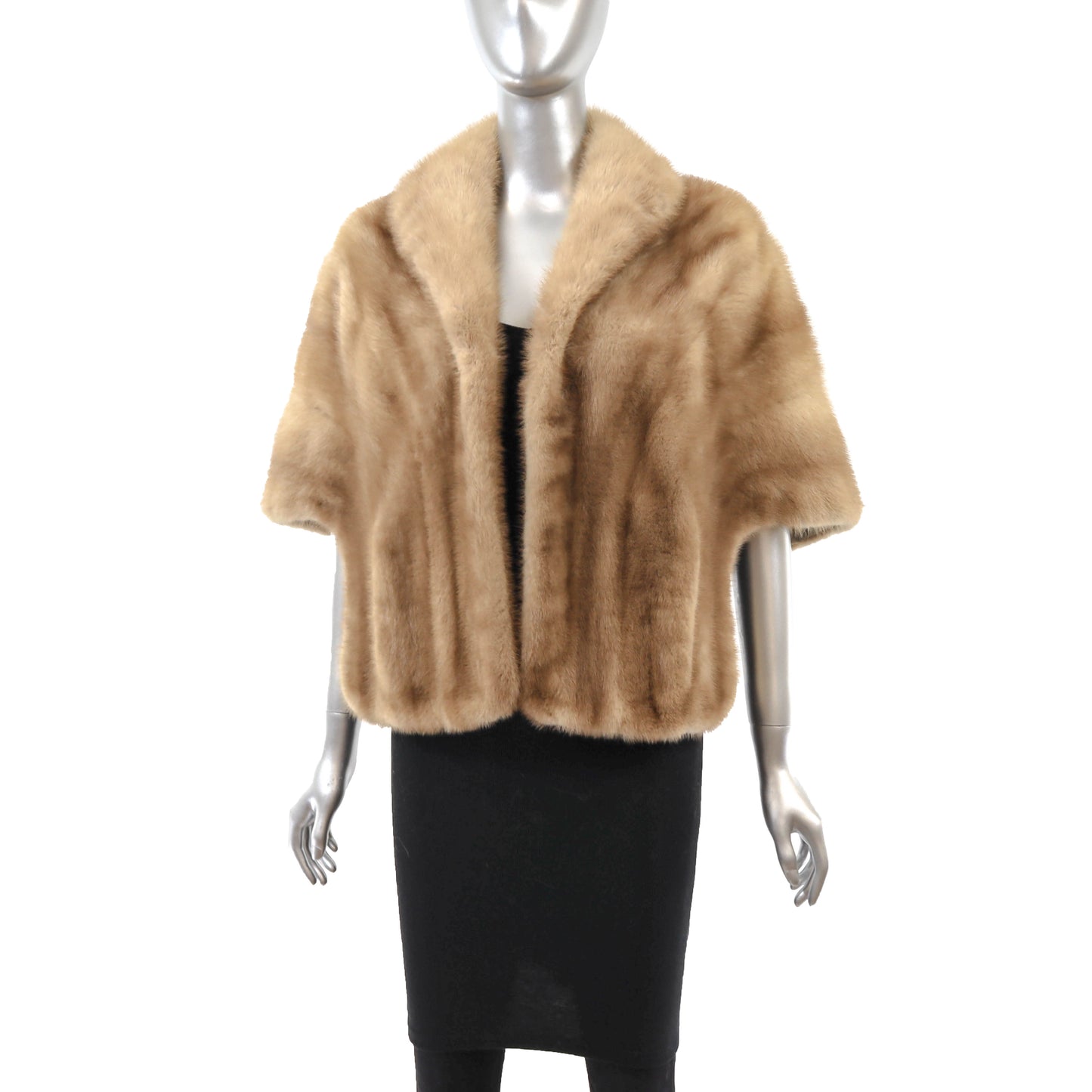 Light Brown Mink Stole- Size Free