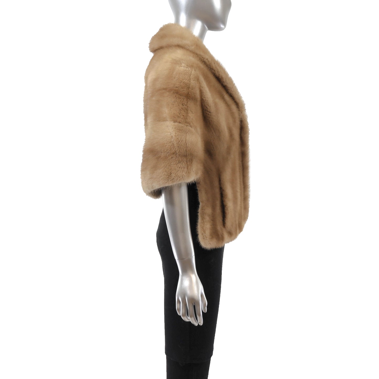 Light Brown Mink Stole- Size Free