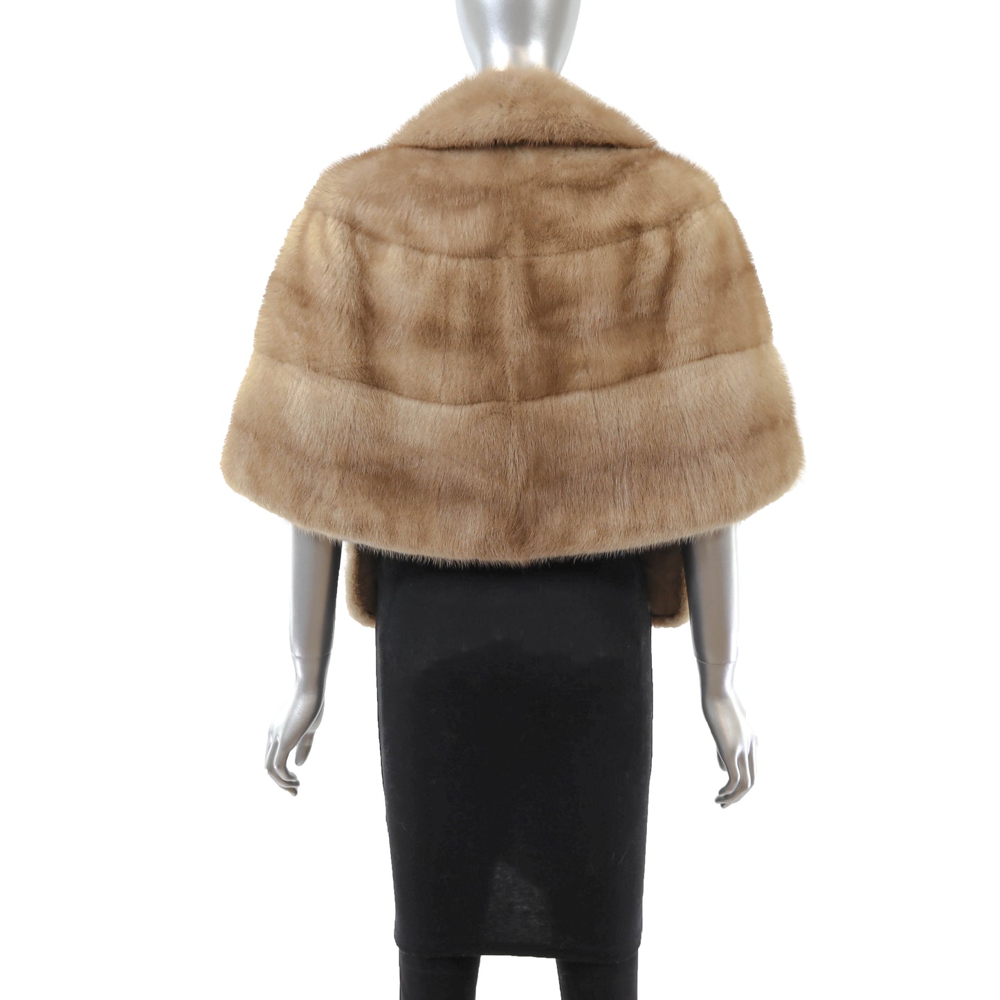 Light Brown Mink Stole- Size Free