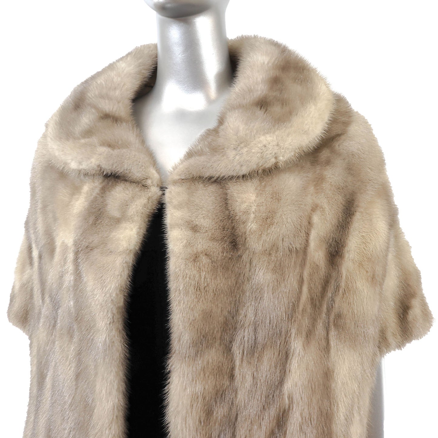 Grey Mink Stole- Size Free
