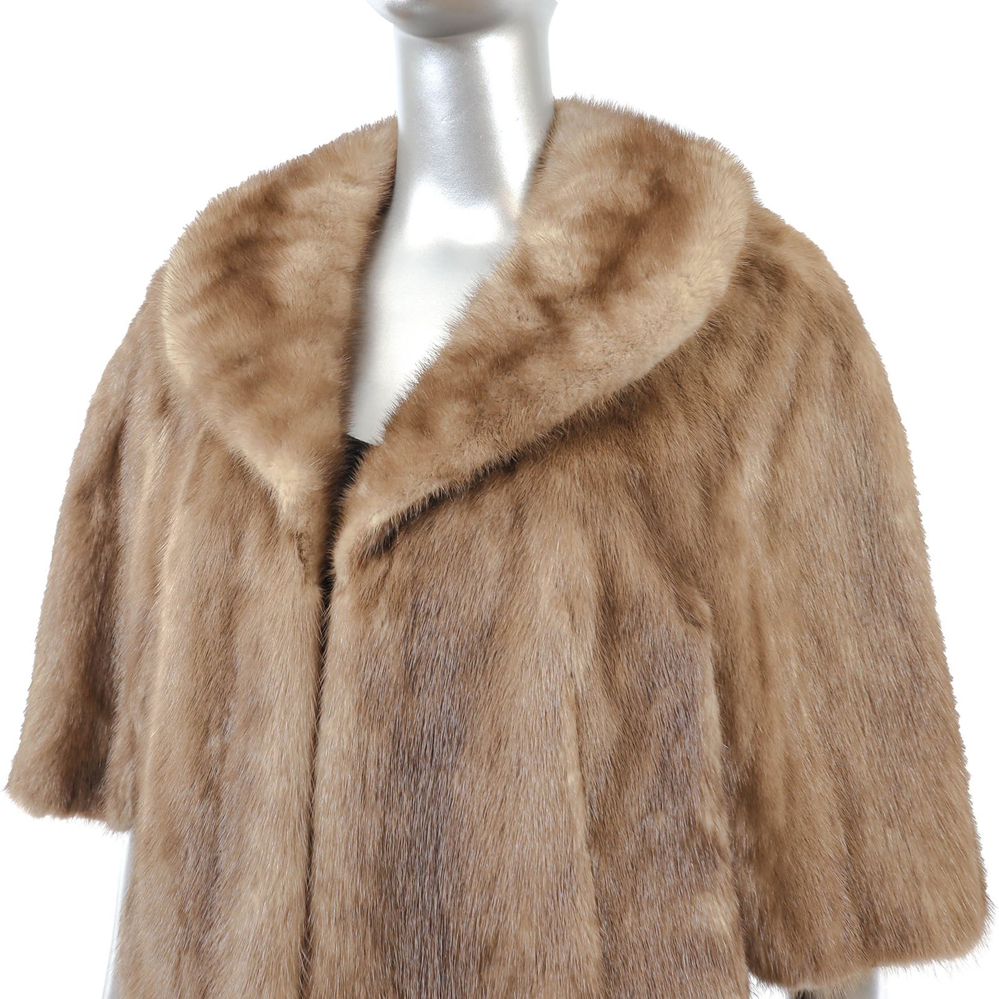 Light Brown Mink Stole- Size Free