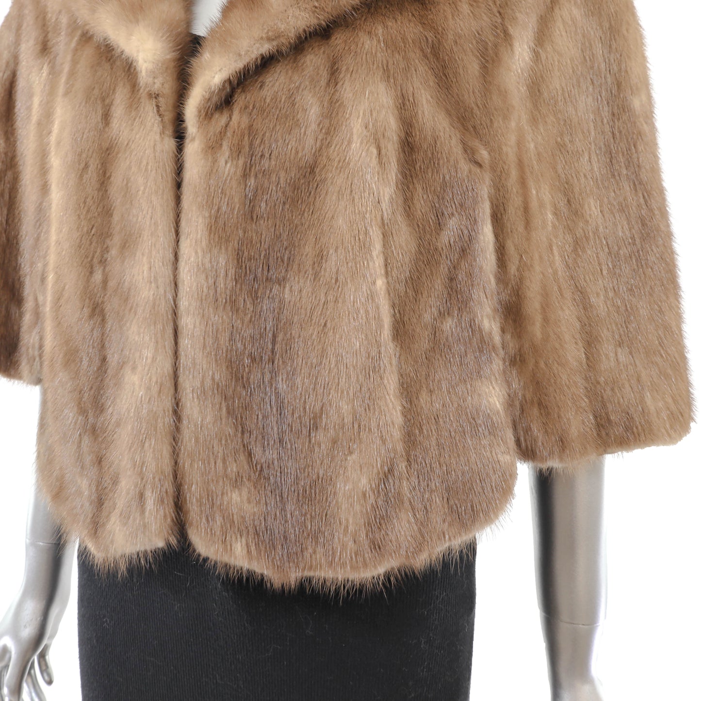 Light Brown Mink Stole- Size Free