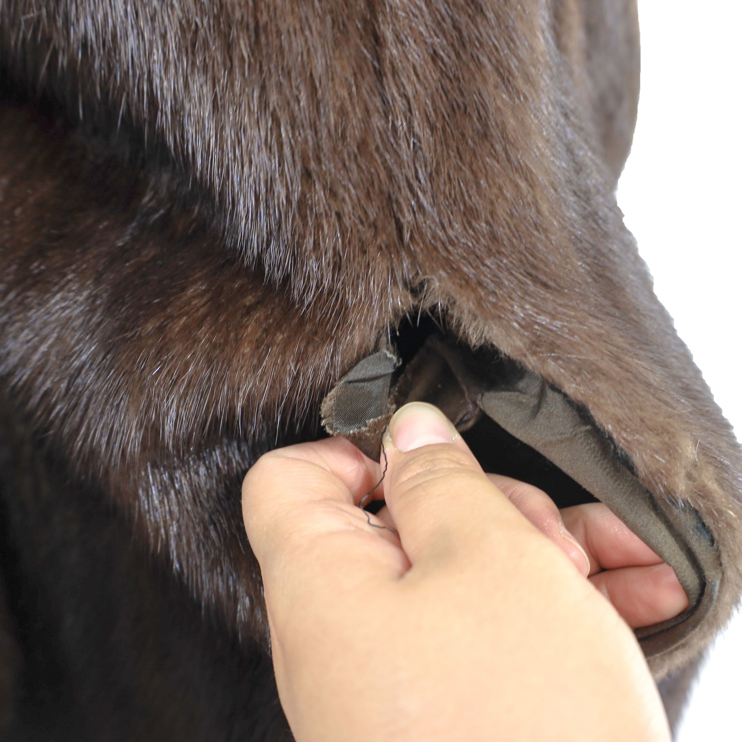 Dark Brown Mink Stroller- Size XXXL