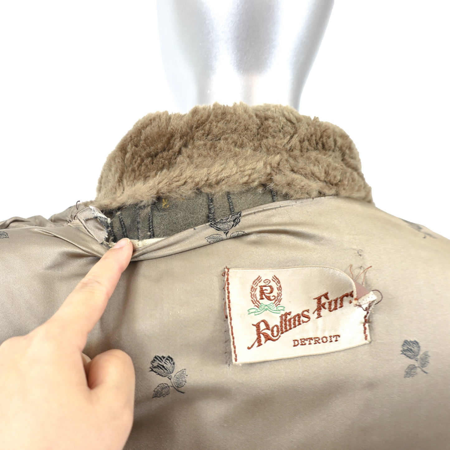 Mouton Coat- Size L