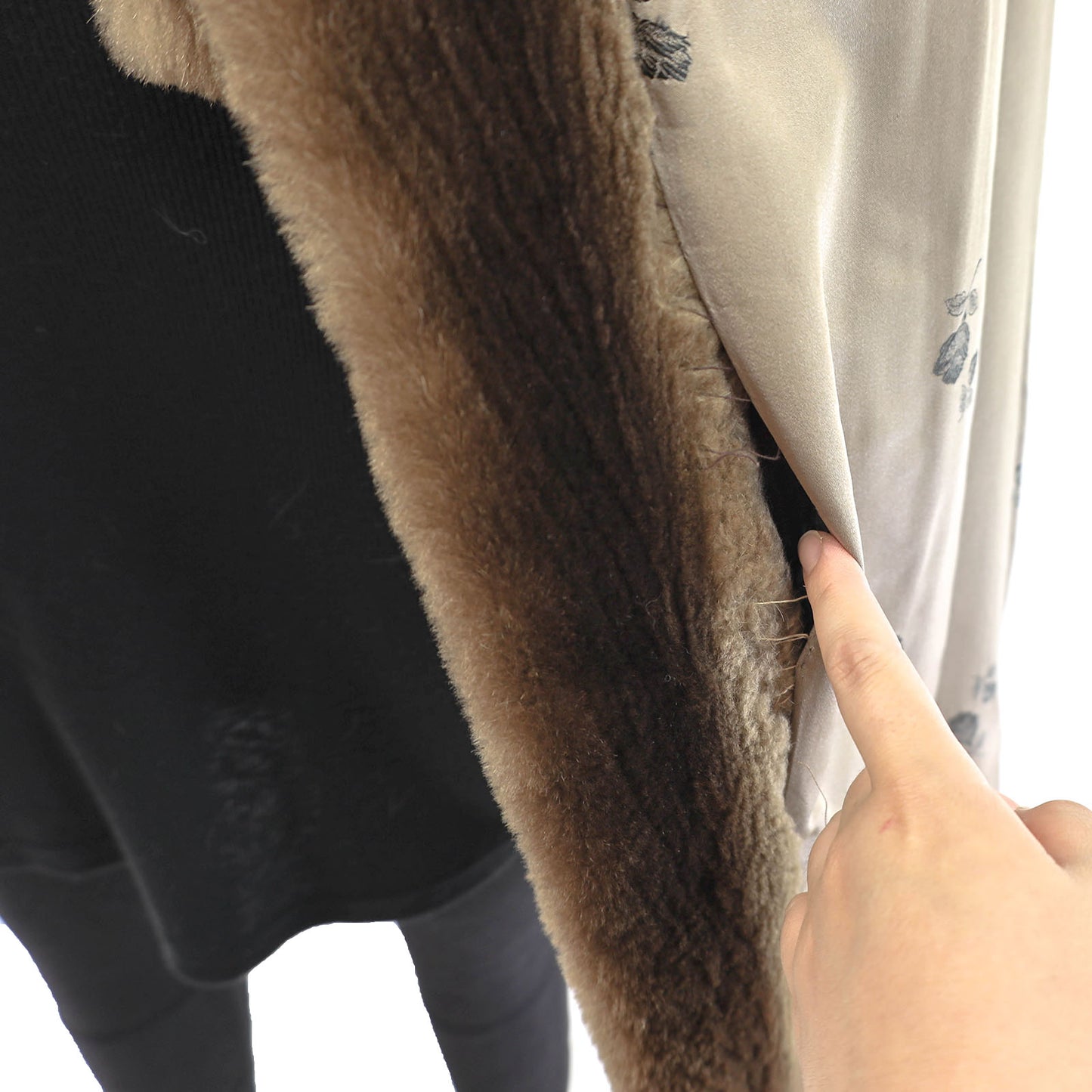 Mouton Coat- Size L