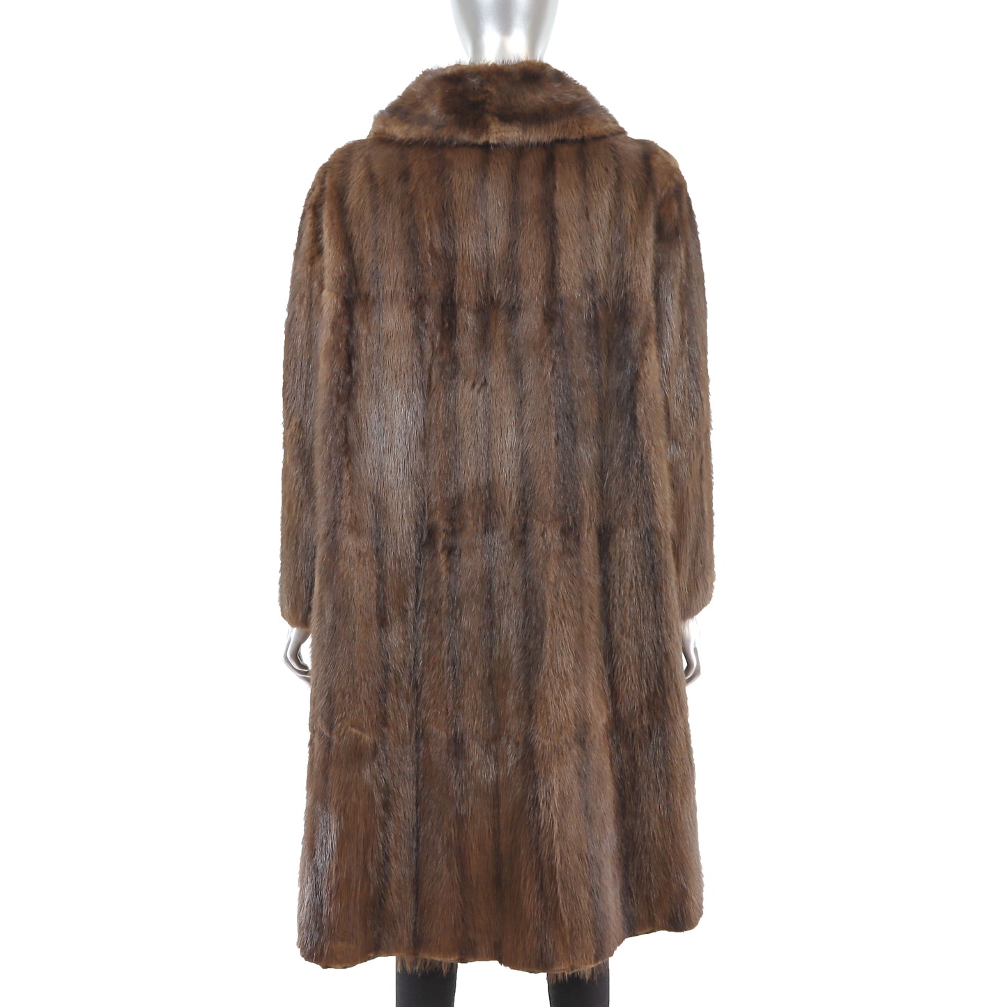 Brown Muskrat Coat- Size XXL