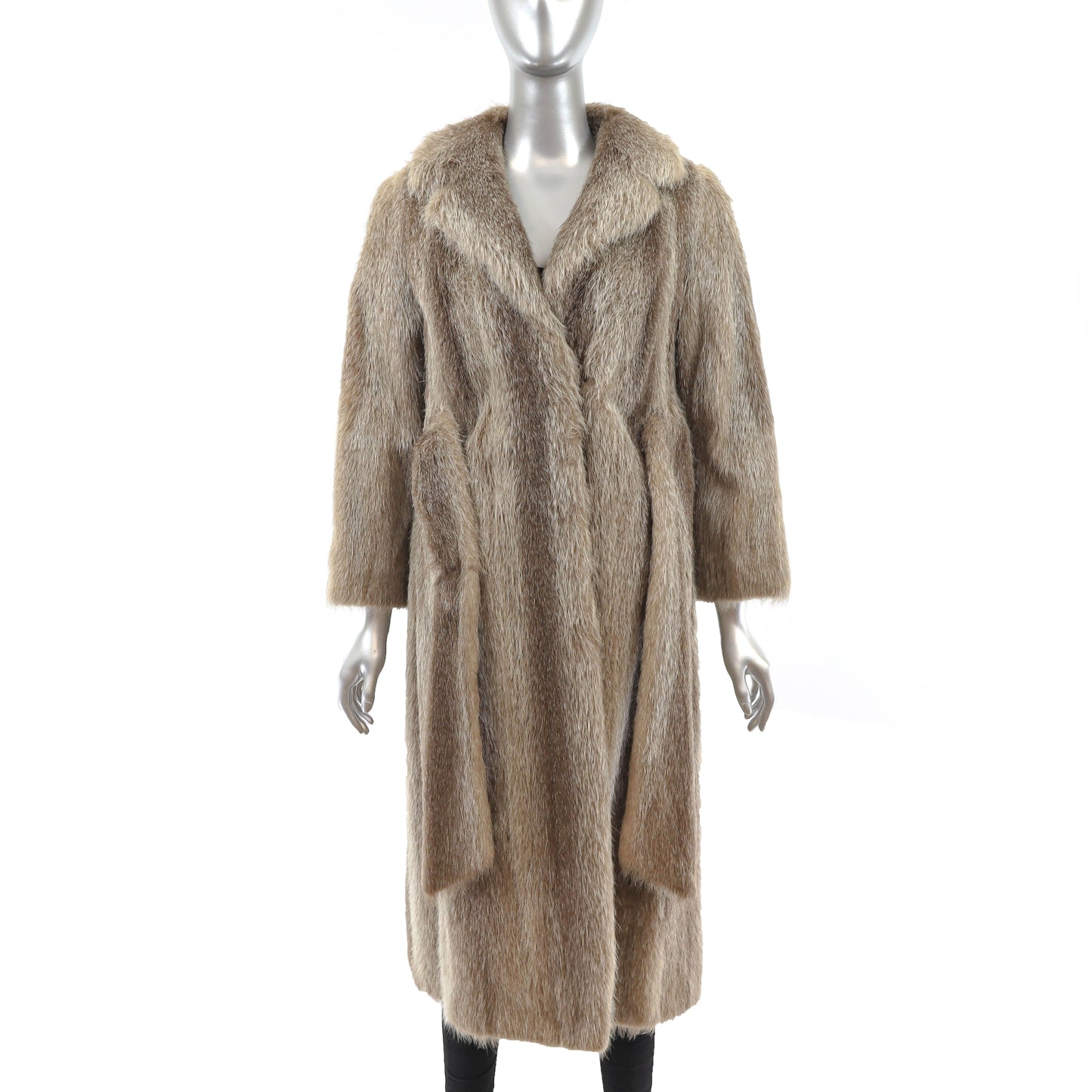 Nutria 7/8 Coat- Size S