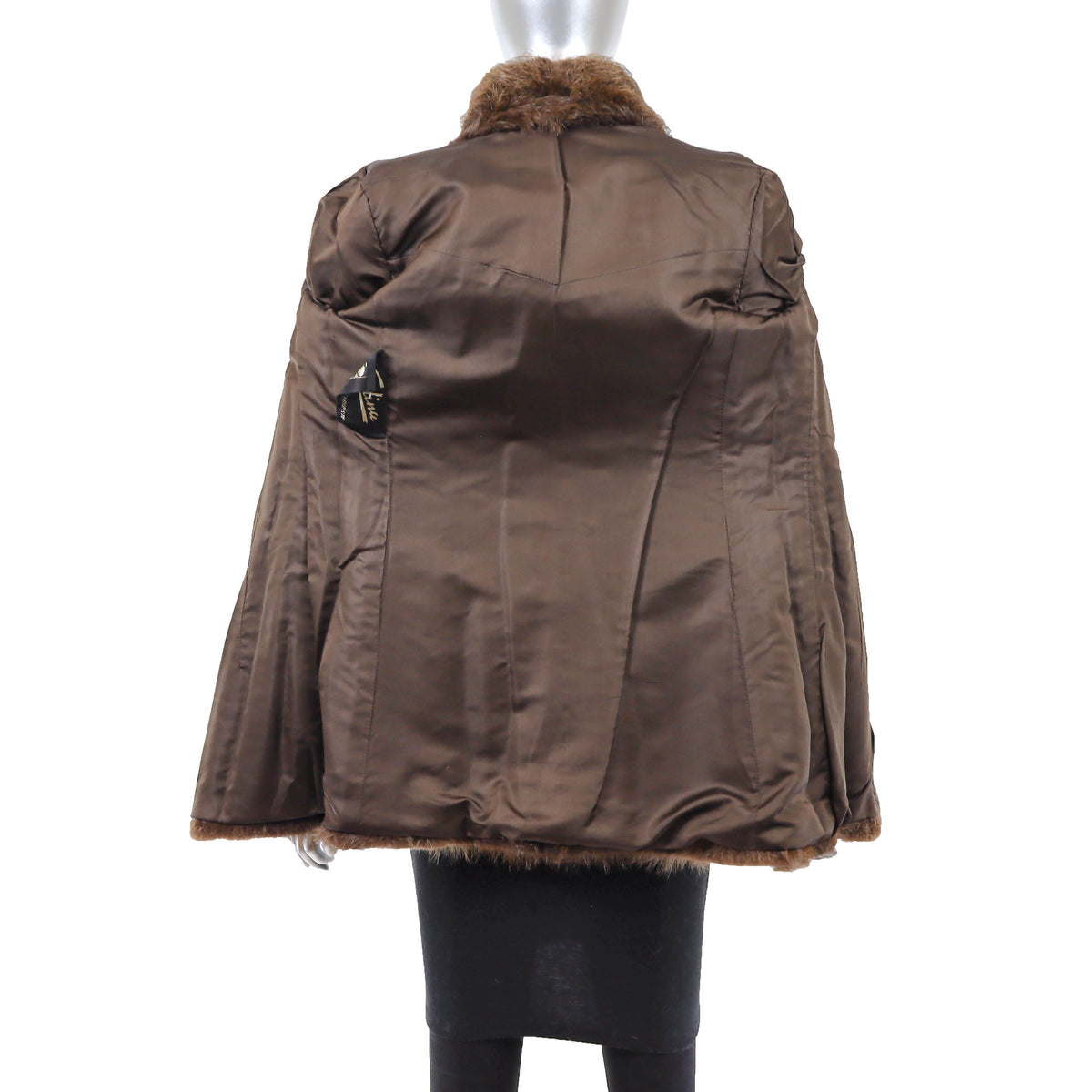 Brown Nutria Jacket- Size S