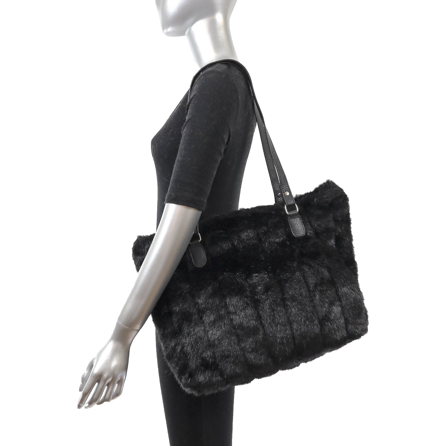 Black Faux Purse- One Size