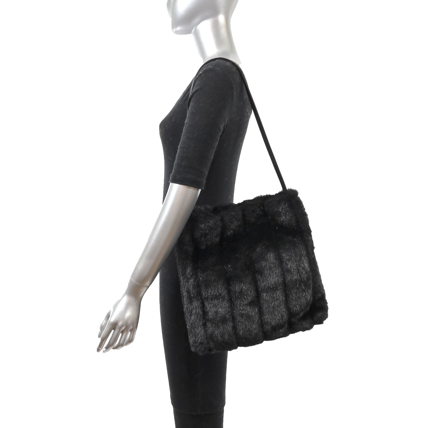 Black Faux Purse- One Size